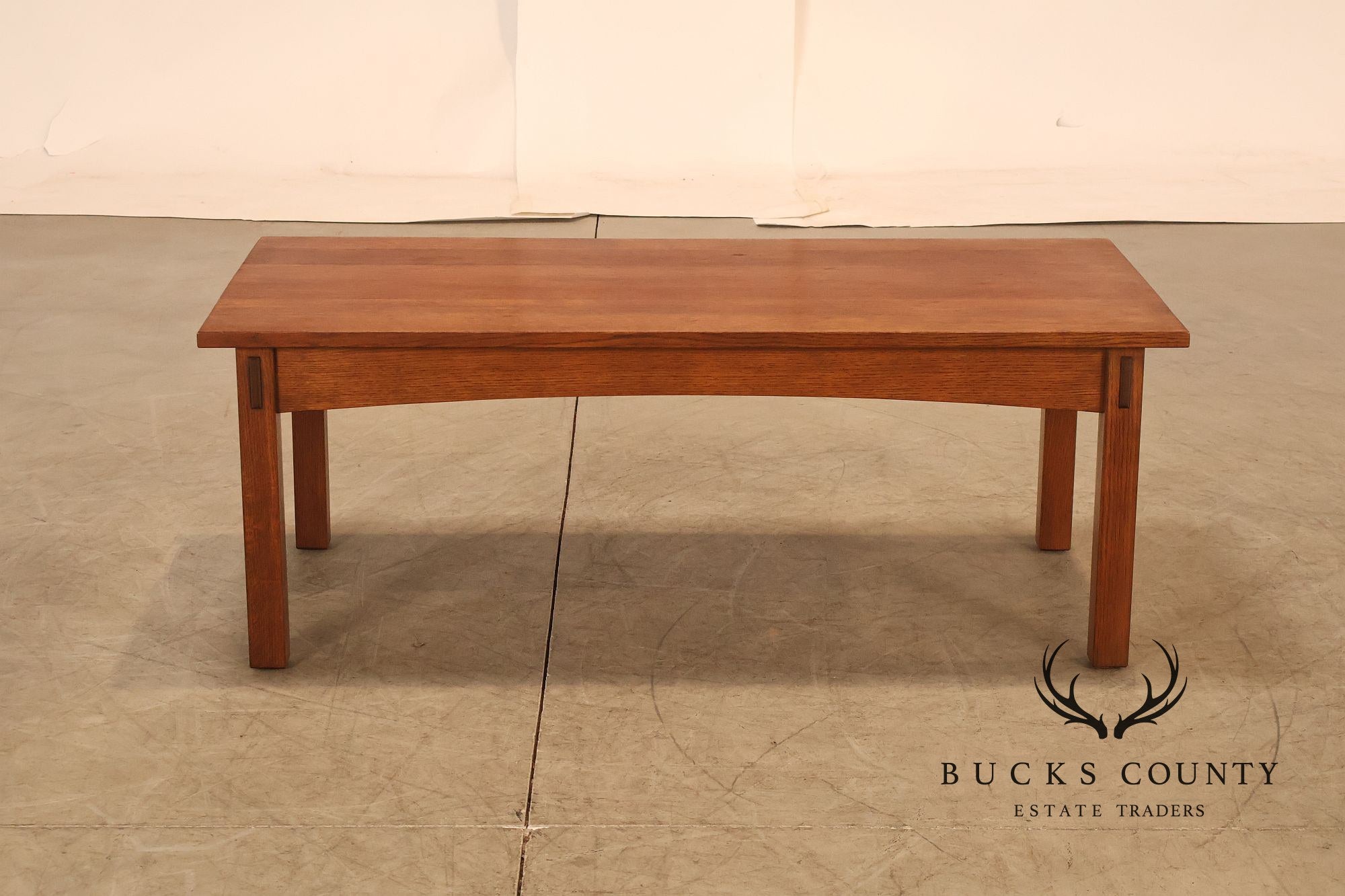 Stickley Mission Collection Oak Cocktail Table