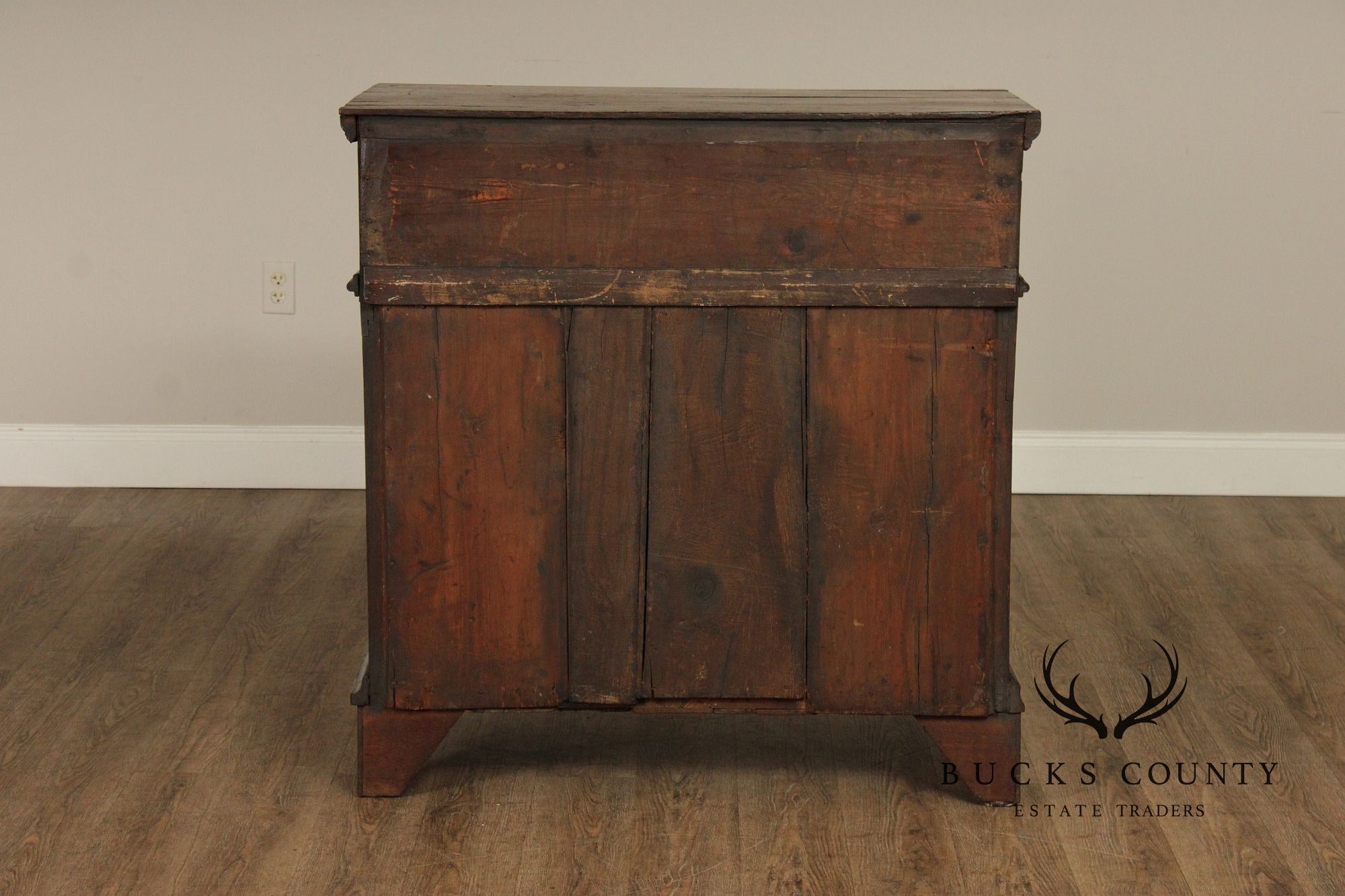 Antique English Charles II Style Oak Chest of Drawers