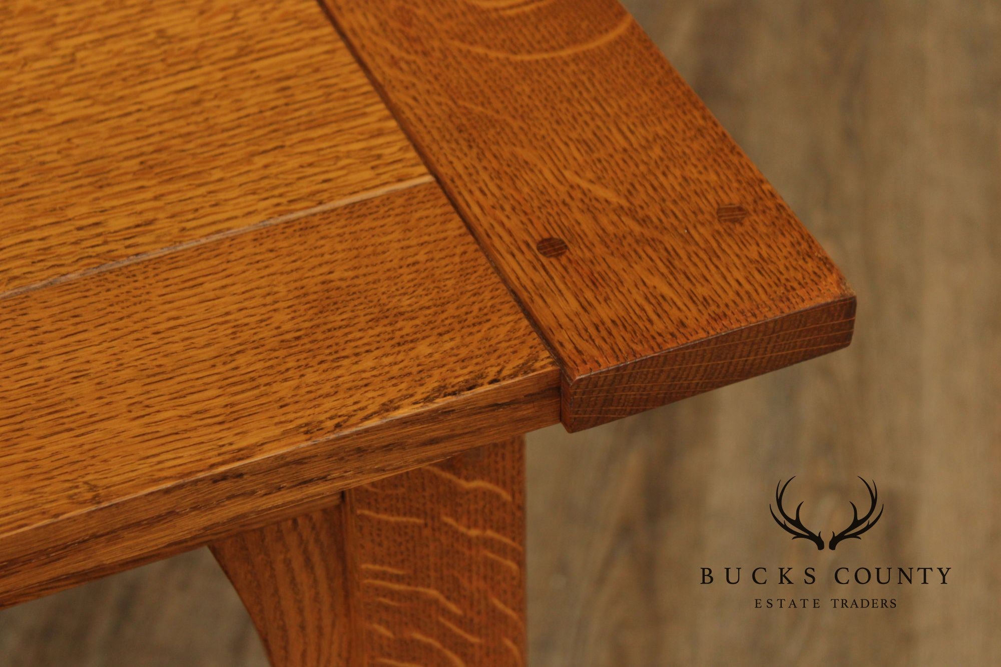 Stickley Mission Collection Oak Extendable Dining Table