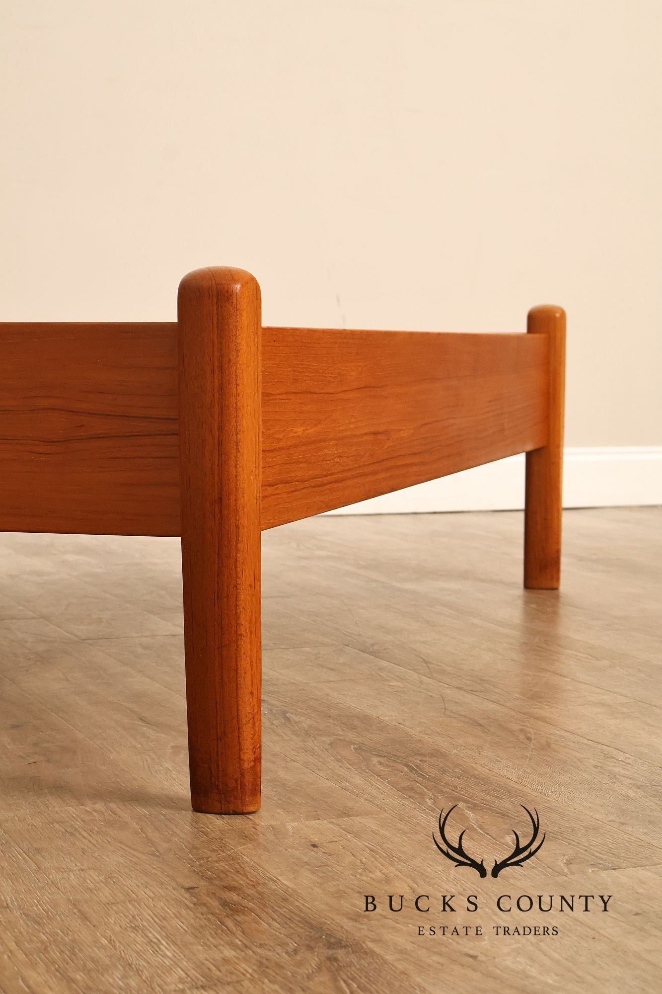 Jespersen Danish Modern Teak Queen Bed Frame