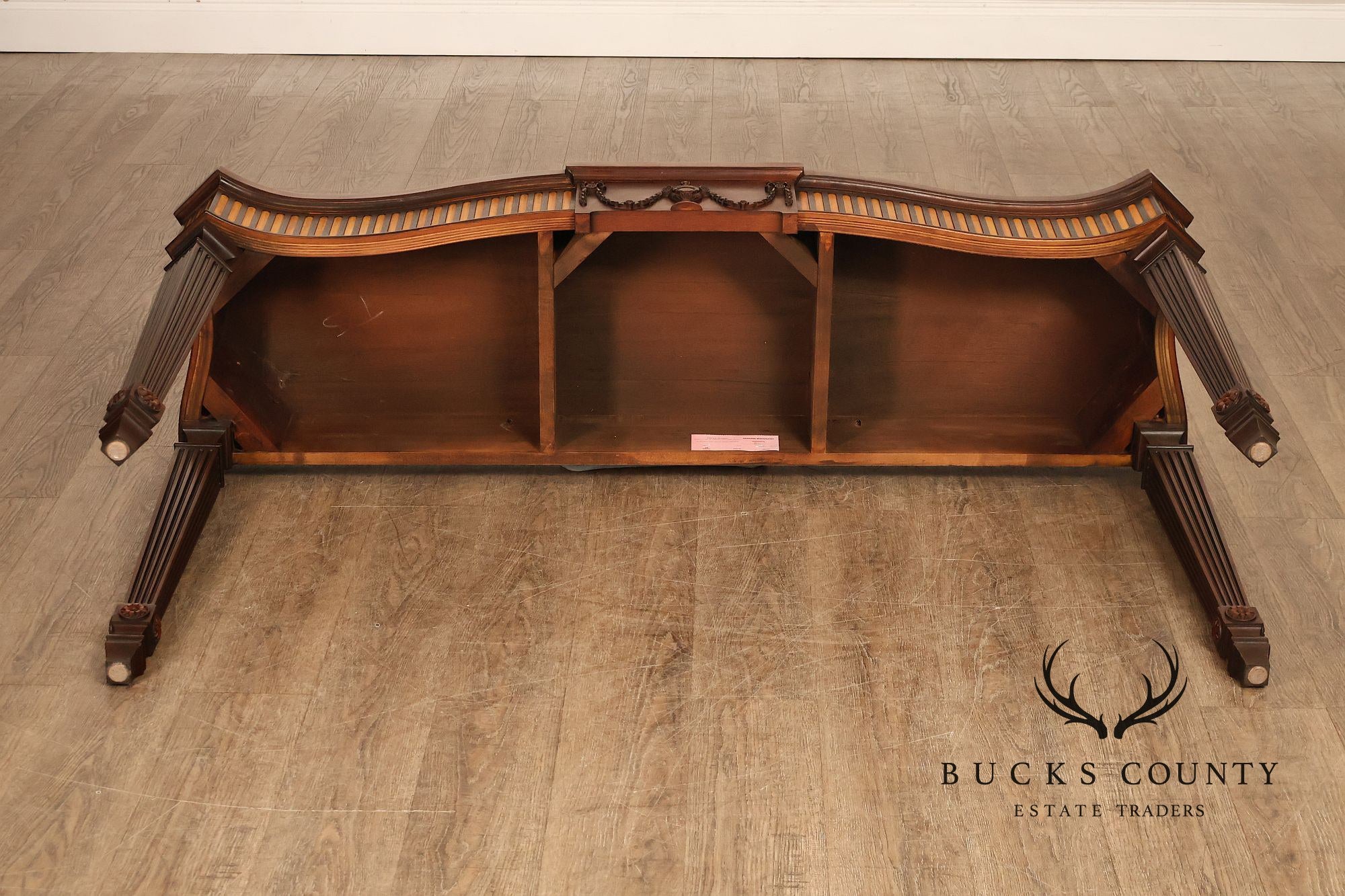 Henkel Harris Federal Style Mahogany Console Table