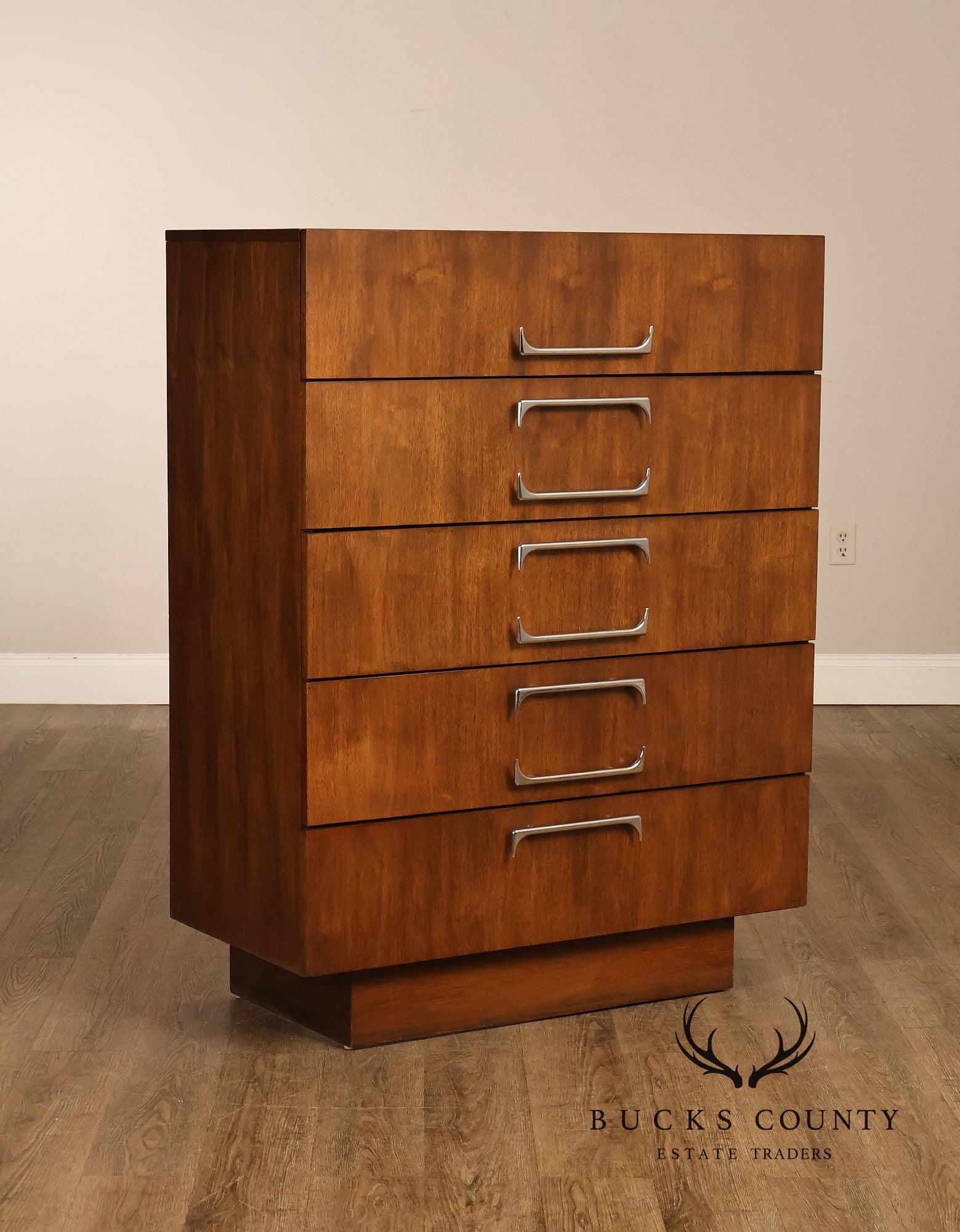 Adrian Pearsall For Craft Associates Mid Century Modern Walnut High Chest