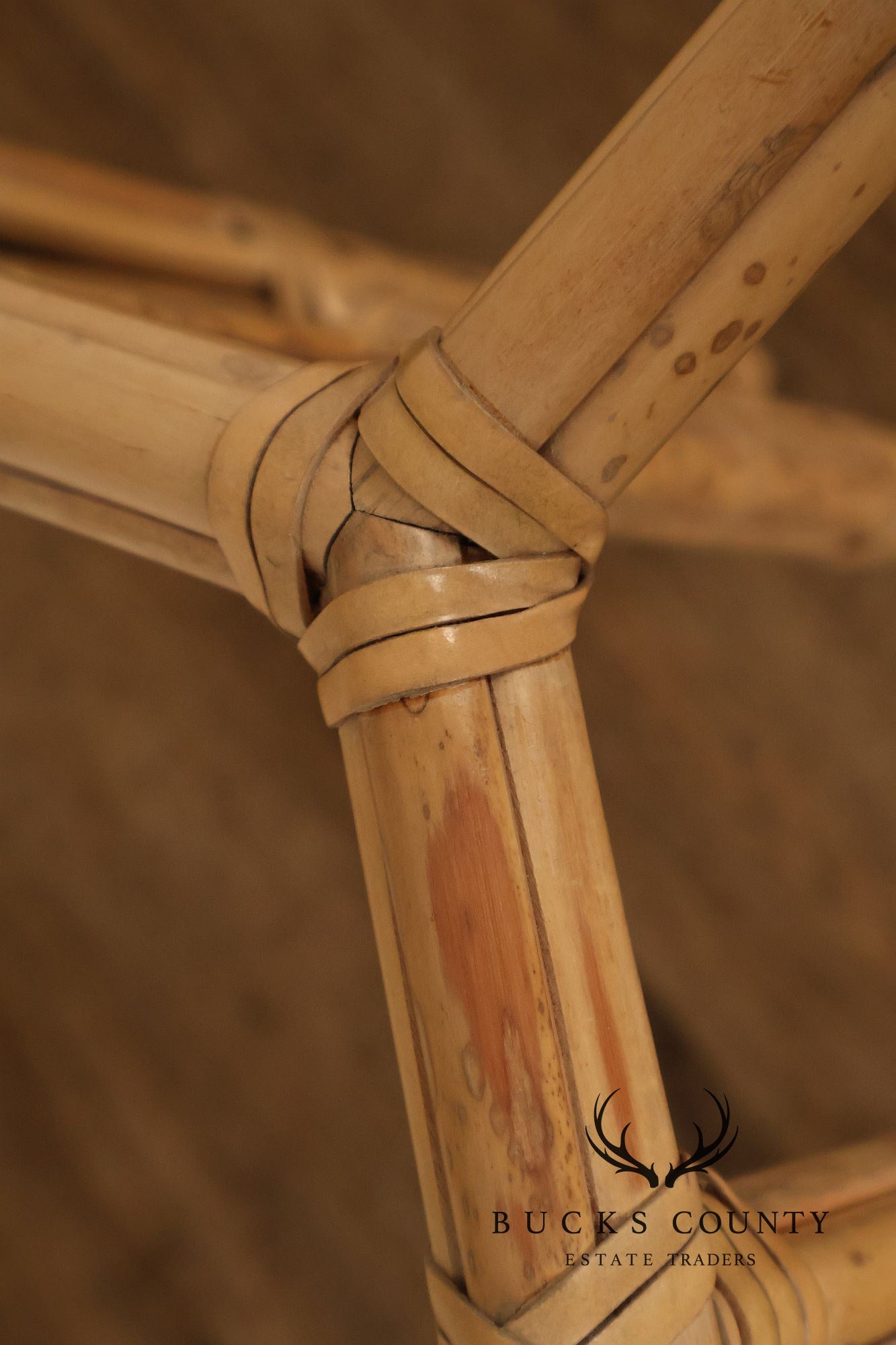 McGuire Bamboo Rattan Table Base