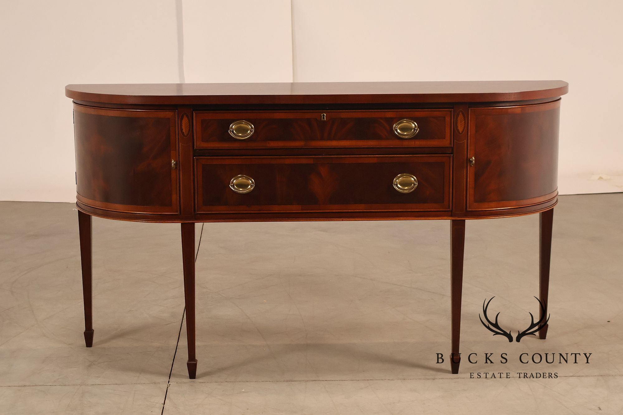 Hekman Copley Place Mahogany Inlaid Dining Buffet Server