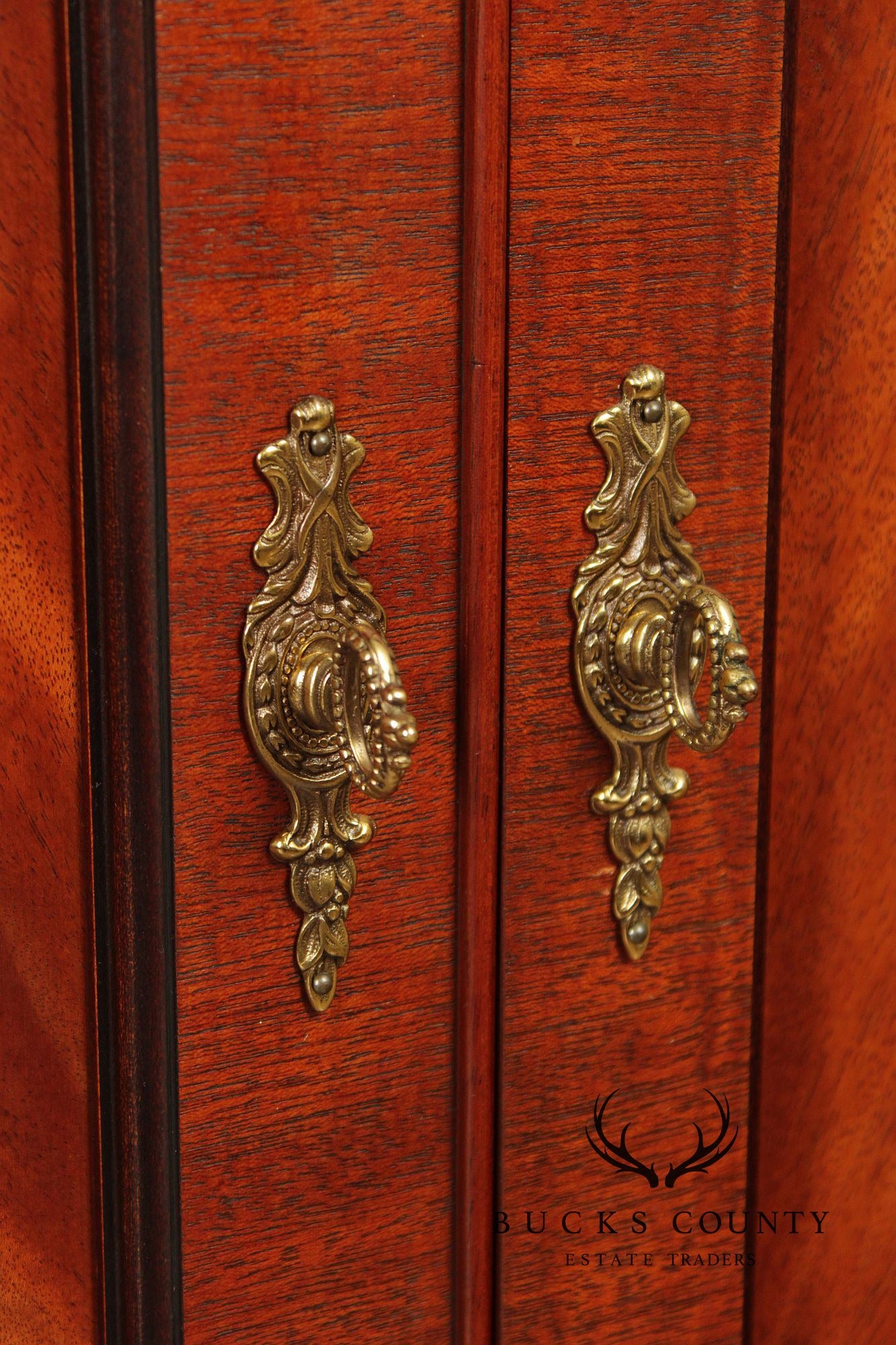 Baker Empire Style Mahogany Server