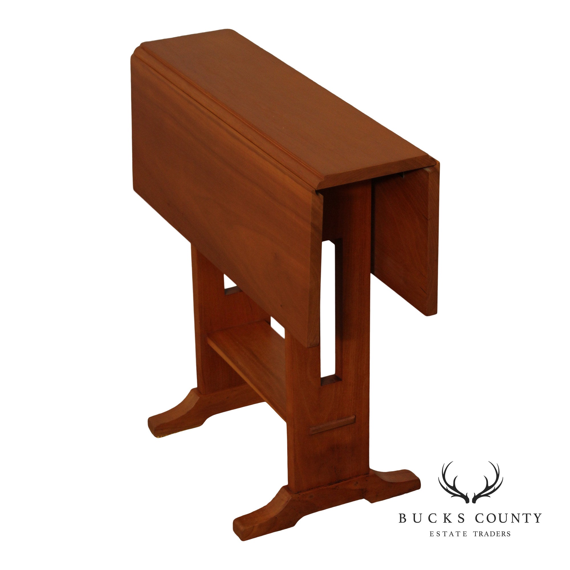 Stickley Mission Collection Cherry Drop Leaf Side Table
