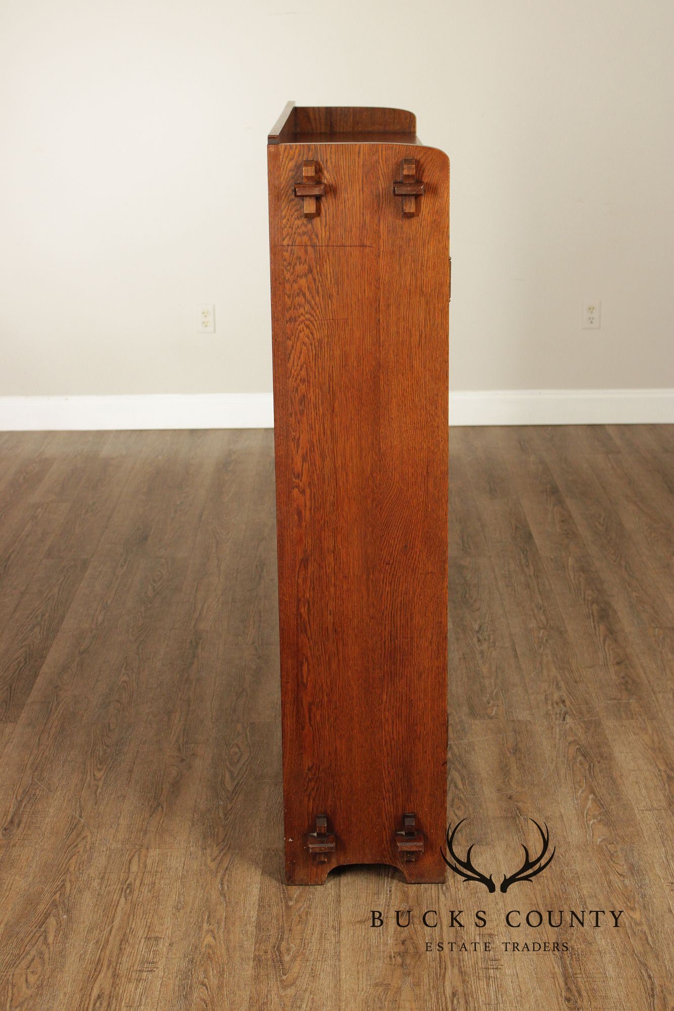 L. & J.G. Stickley Antique Mission Oak Two-Door Bookcase