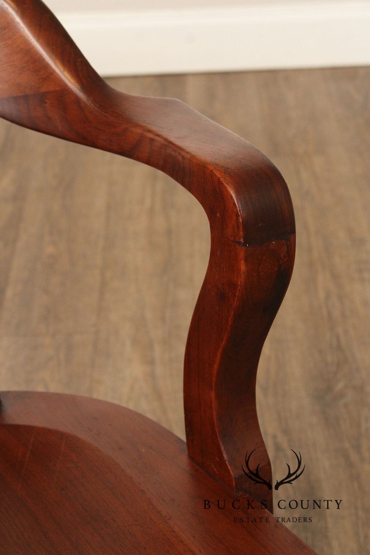 The Milwaukee Chair Co. Assembled Set Of Five Solid Walnut Bankers Chairs