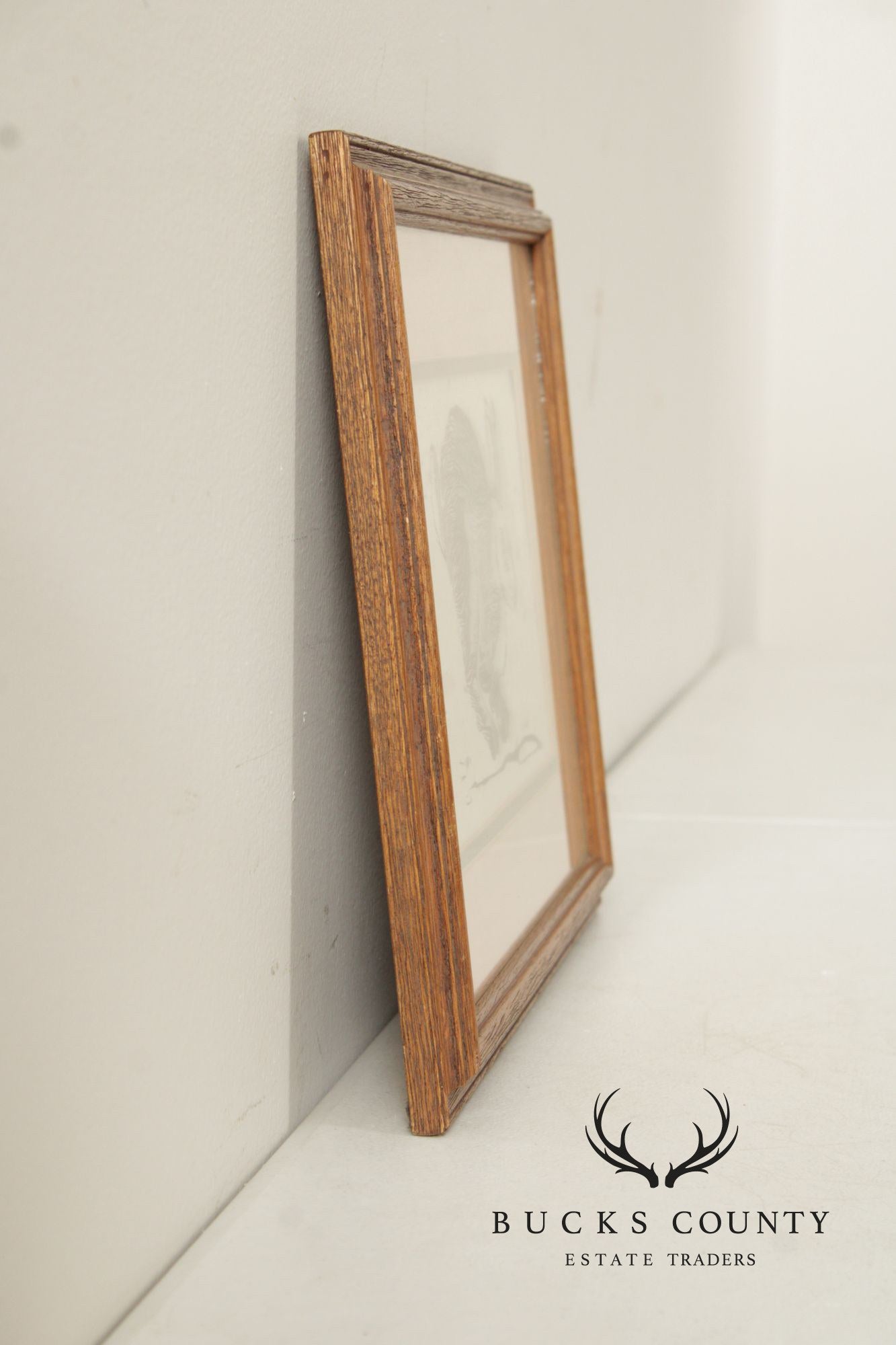 R. Freed Framed Linocut, Running Hare