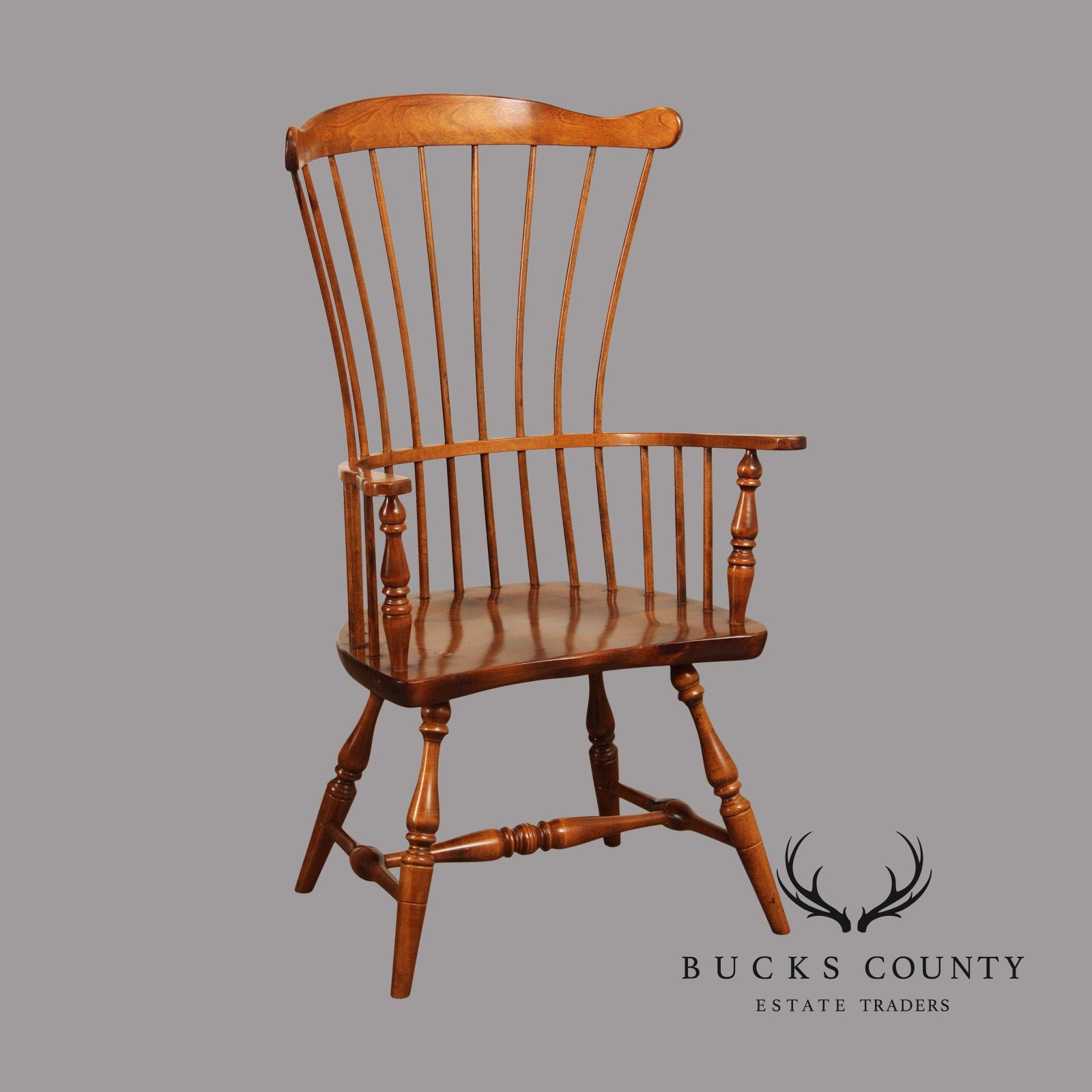 Benchmade Vintage High Back Windsor Armchair