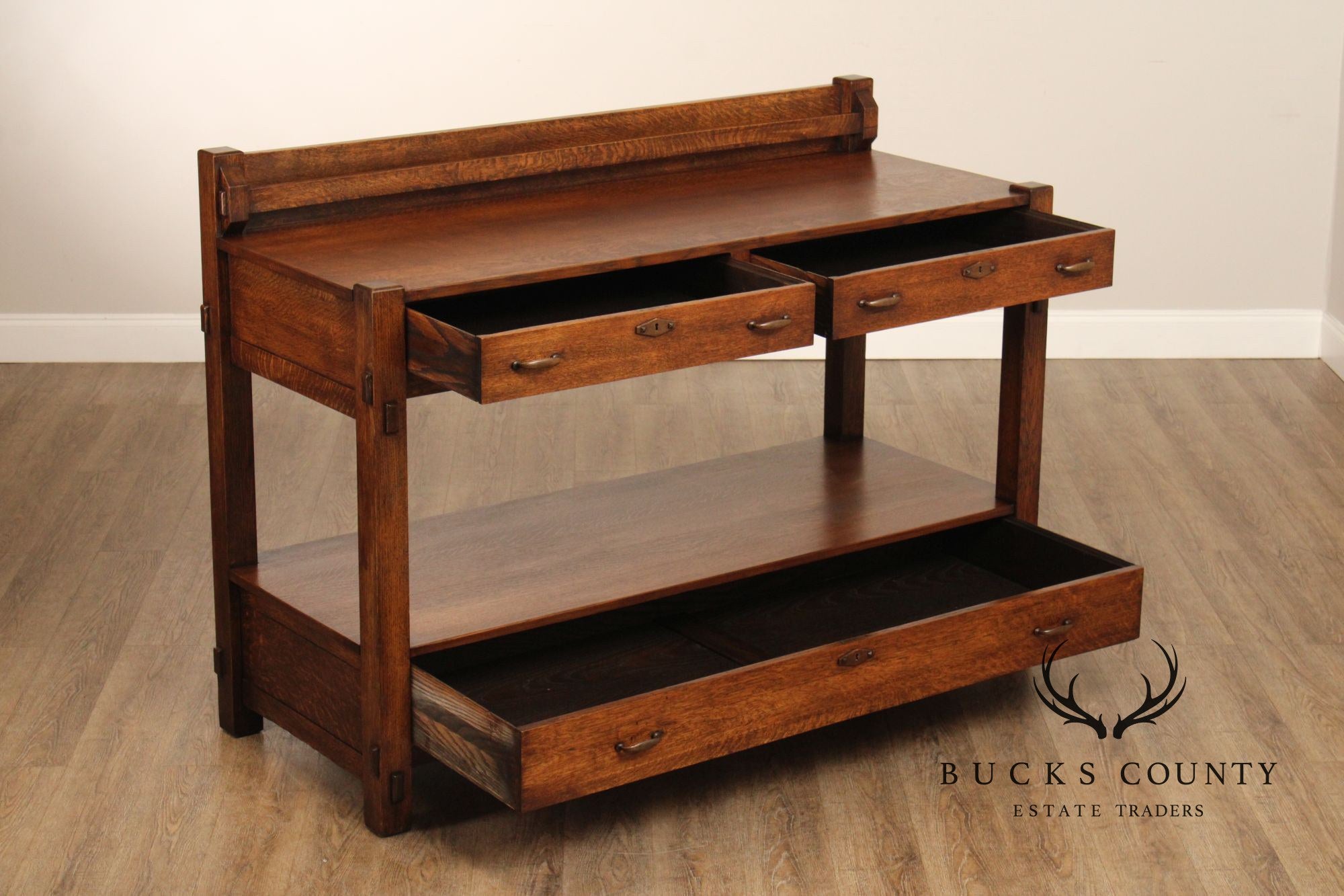 Charles Stickley Antique Mission Oak Sideboard Buffet