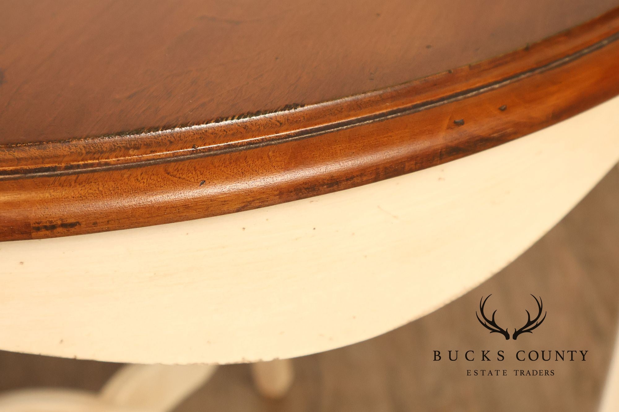 Ethan Allen French Country Round Accent Side Table