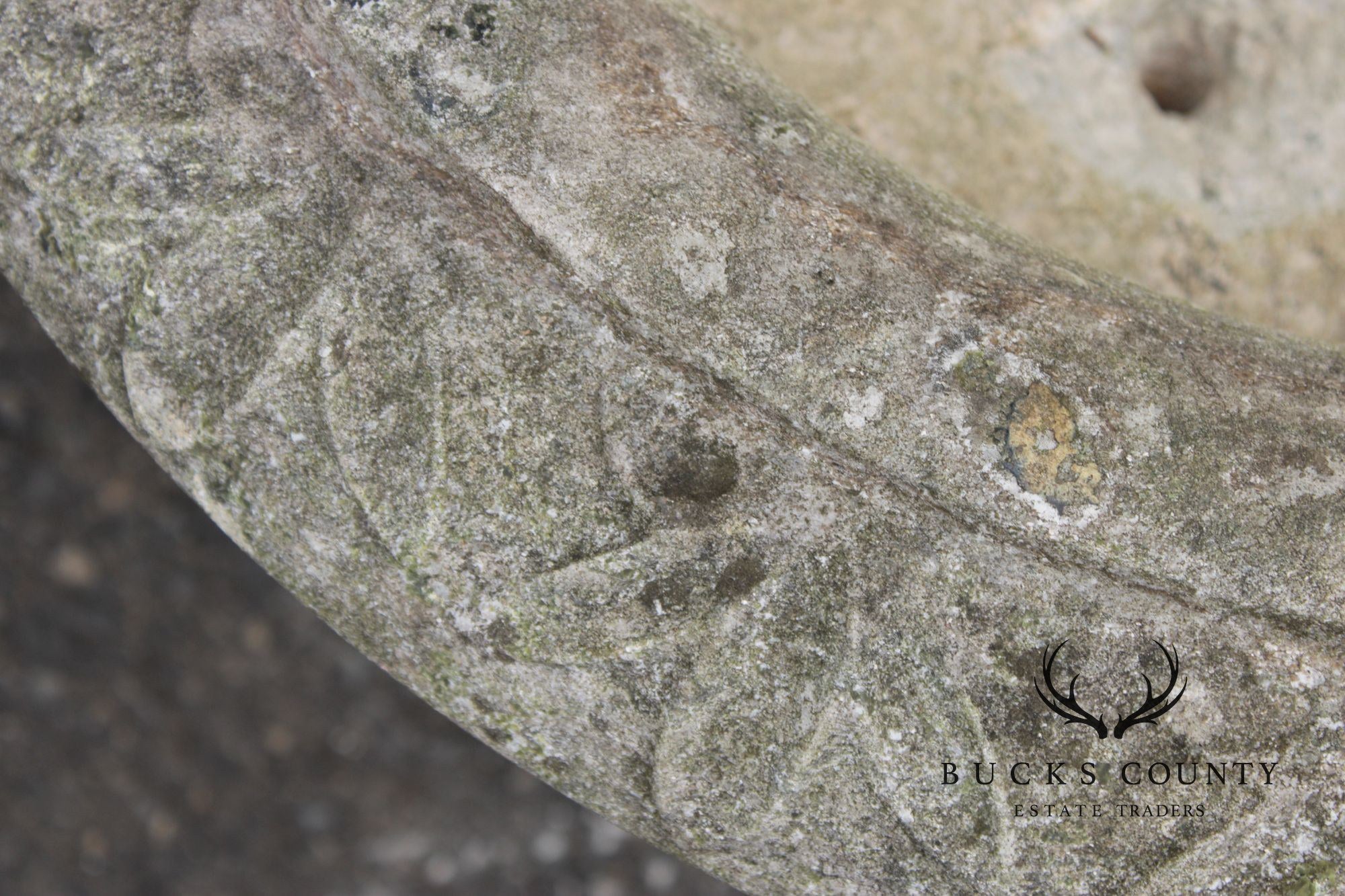 Cast Stone Vintage Pair Garden Urn Planters