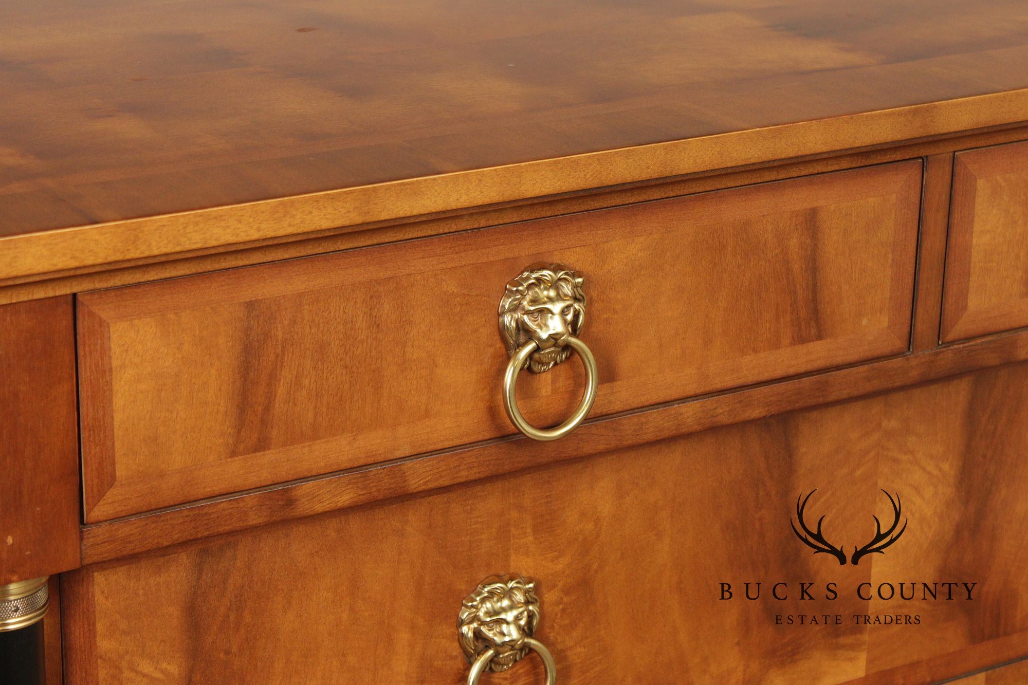 Century Furniture Empire Style Walnut Chest of Drawers