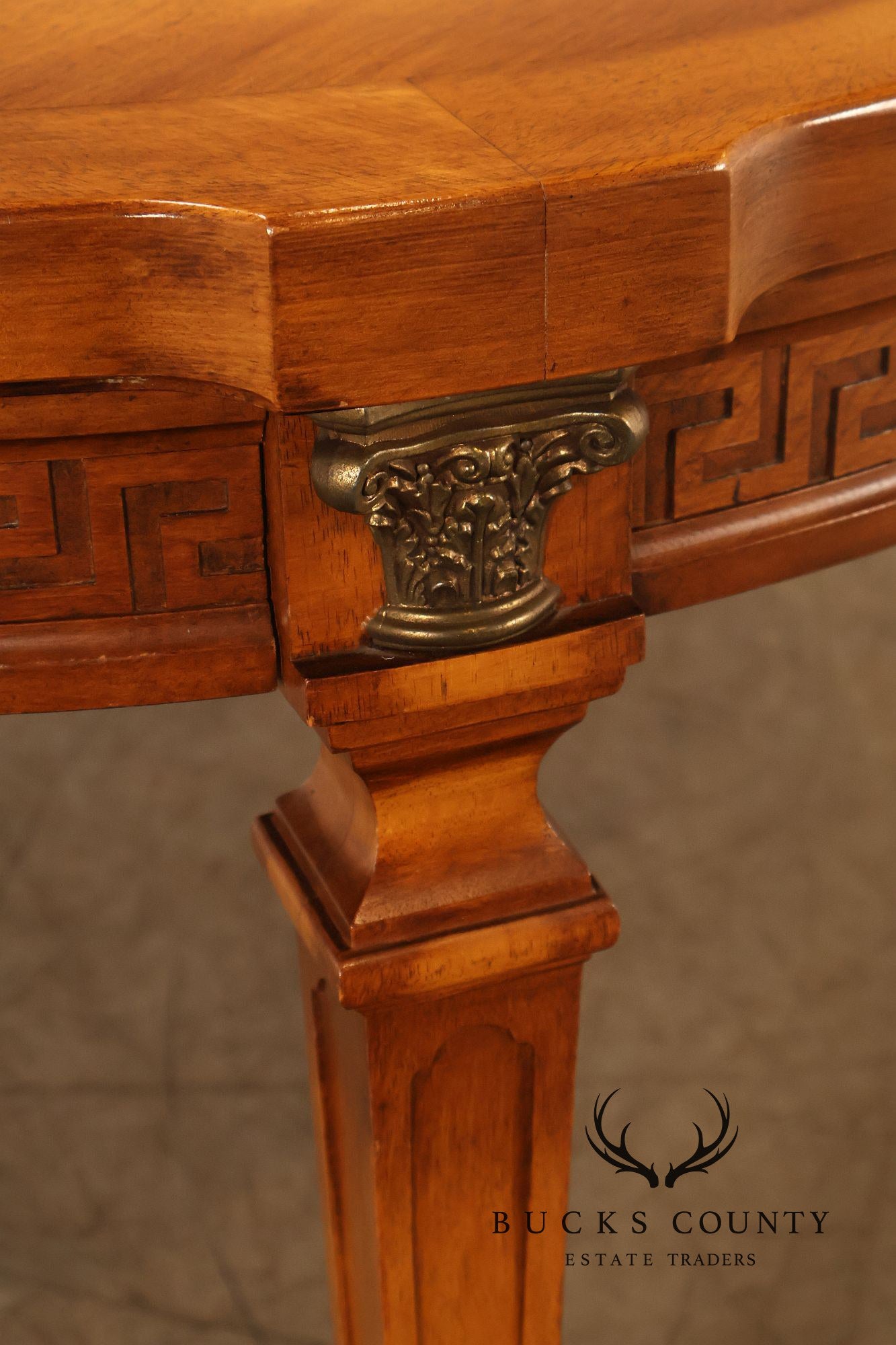 Daniel Jones Inc. Neoclassical Style Expandable Dining Table