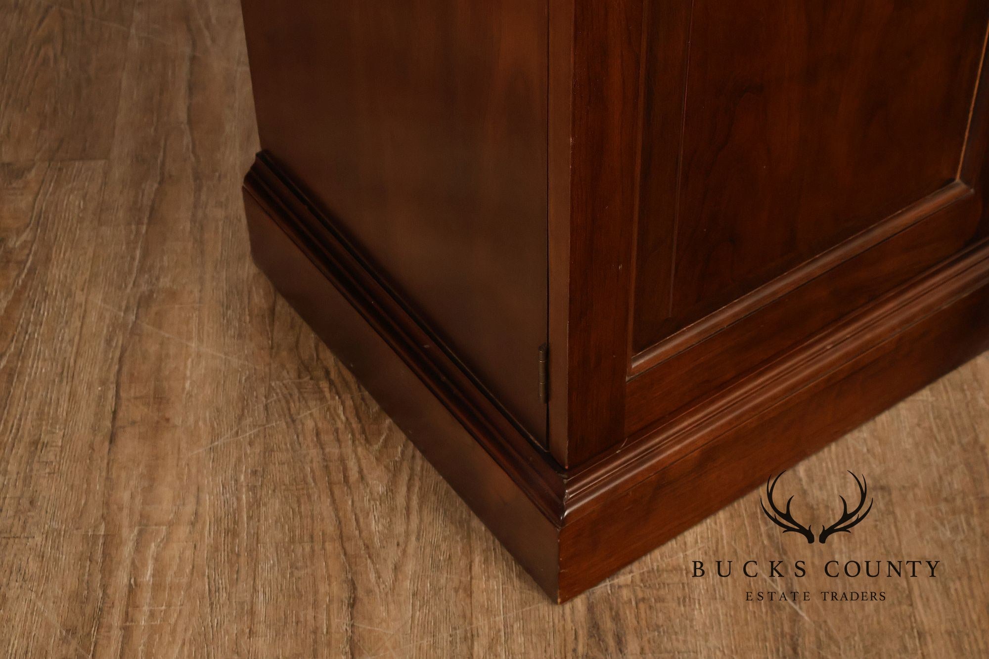 Stickley Traditional Style Cherry Breakfront China Cabinet
