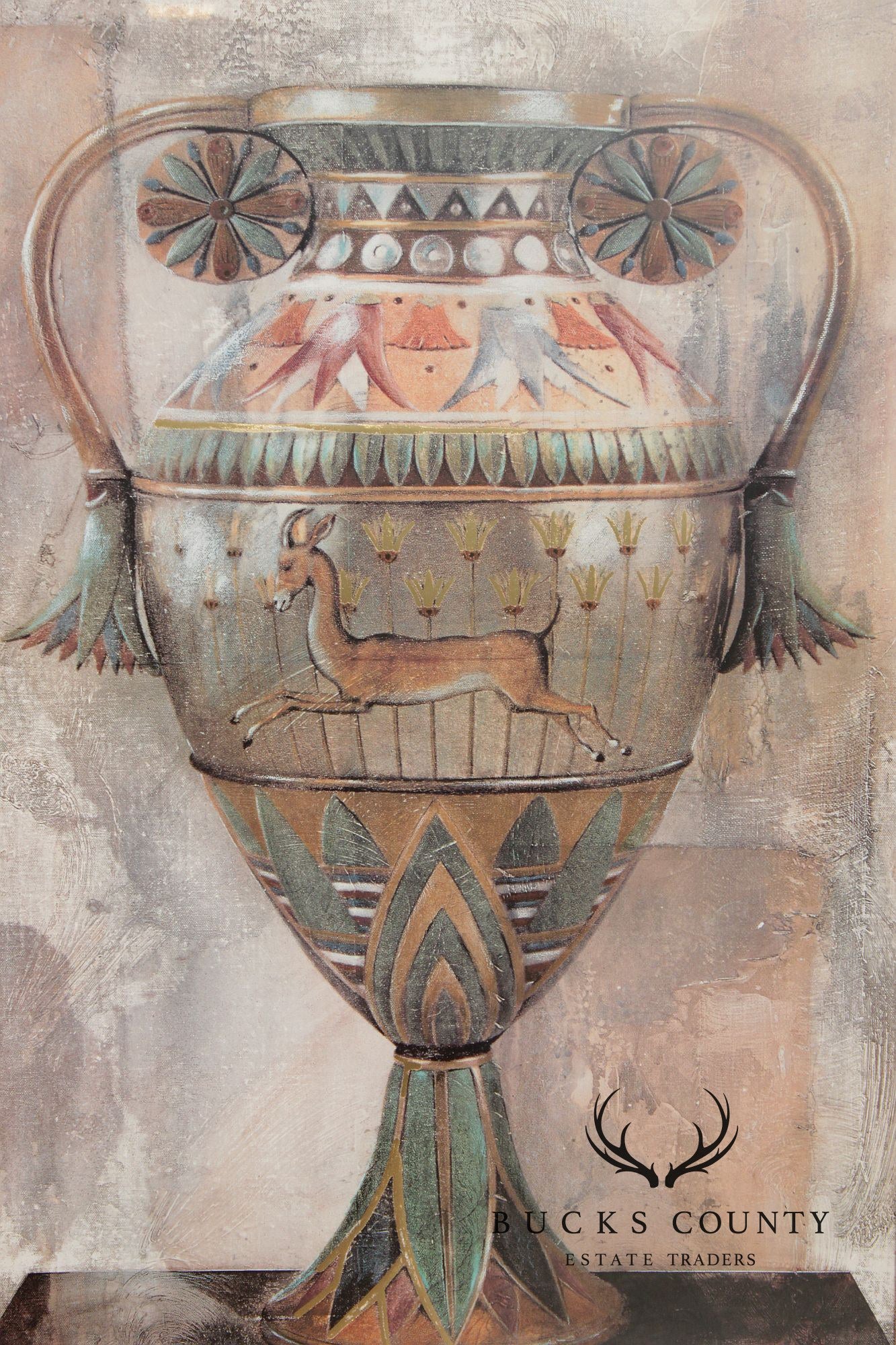 Dennis Carney Framed Print, 'Vase of Thebes I'