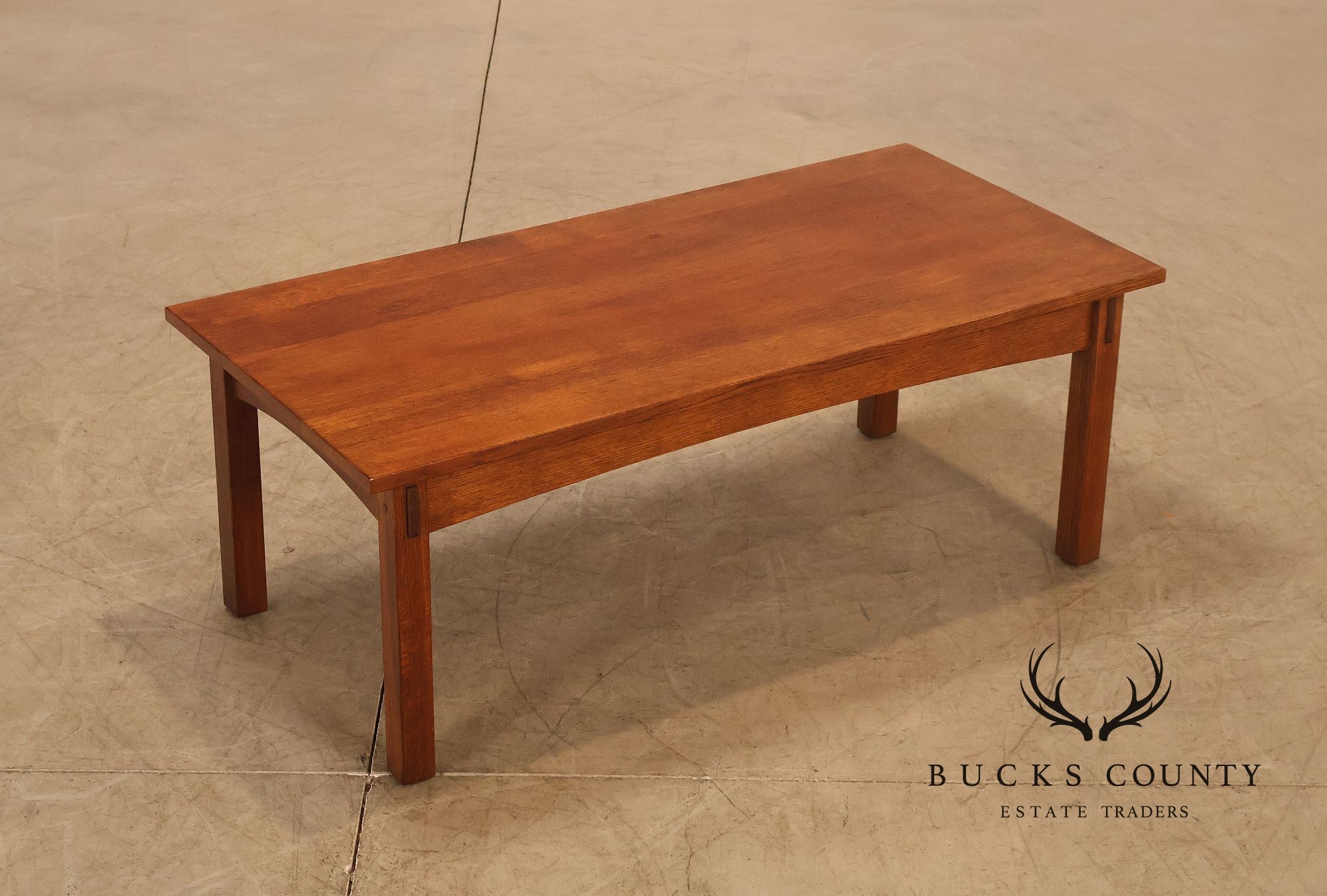 Stickley Mission Collection Oak Cocktail Table