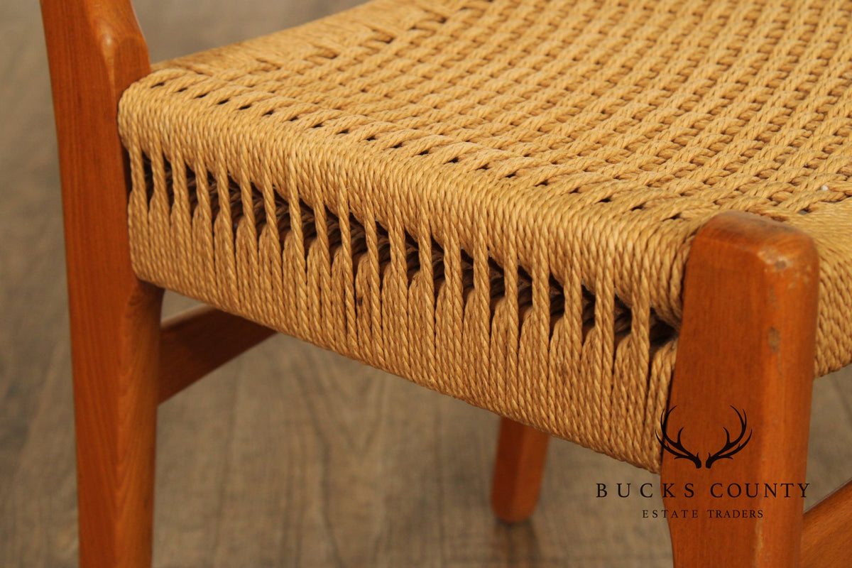 Swedish Modern Pair of Teak Dining Chairs