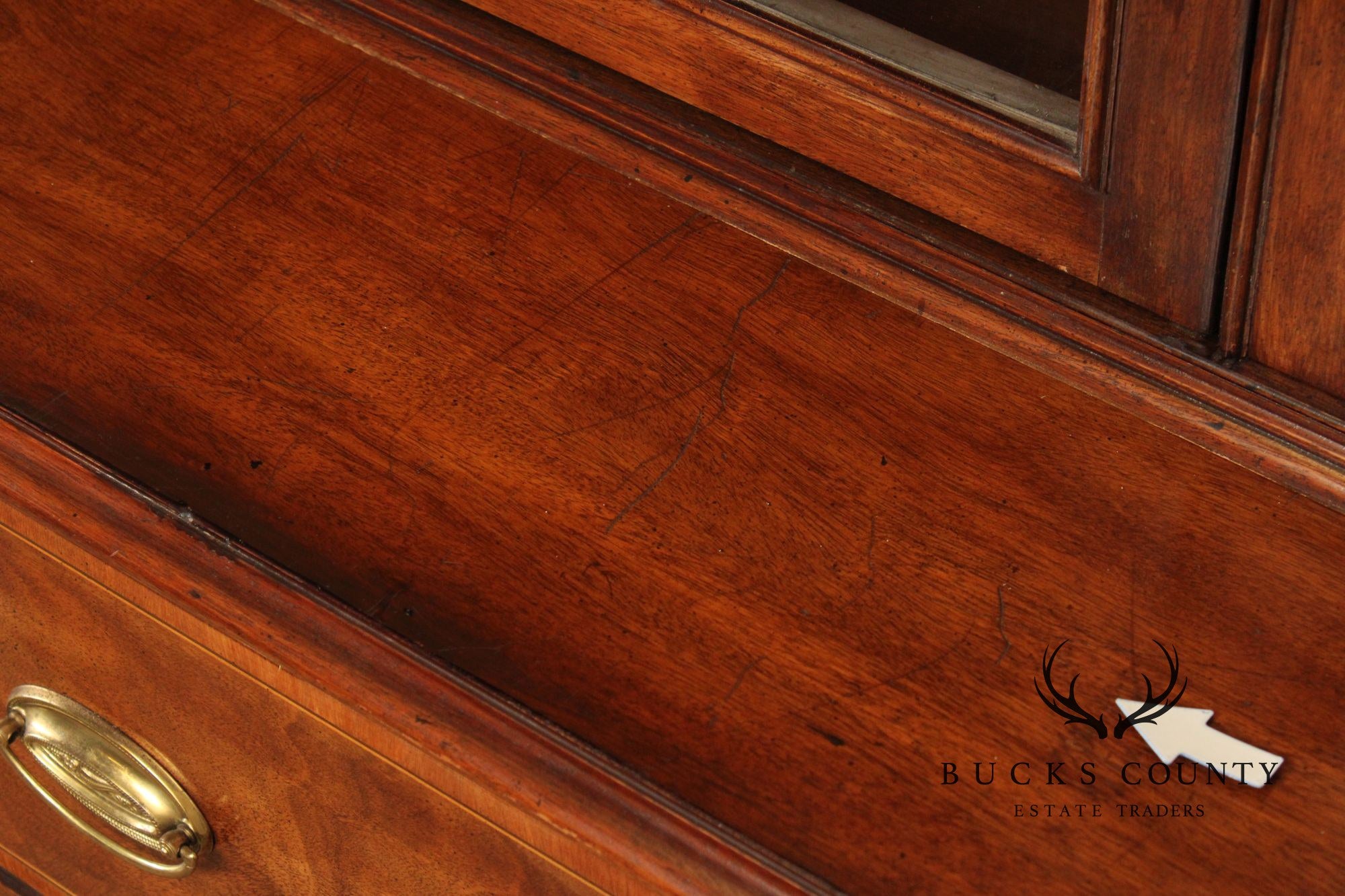 Baker Collector's Edition Vintage Mahogany Secretary Bookcase