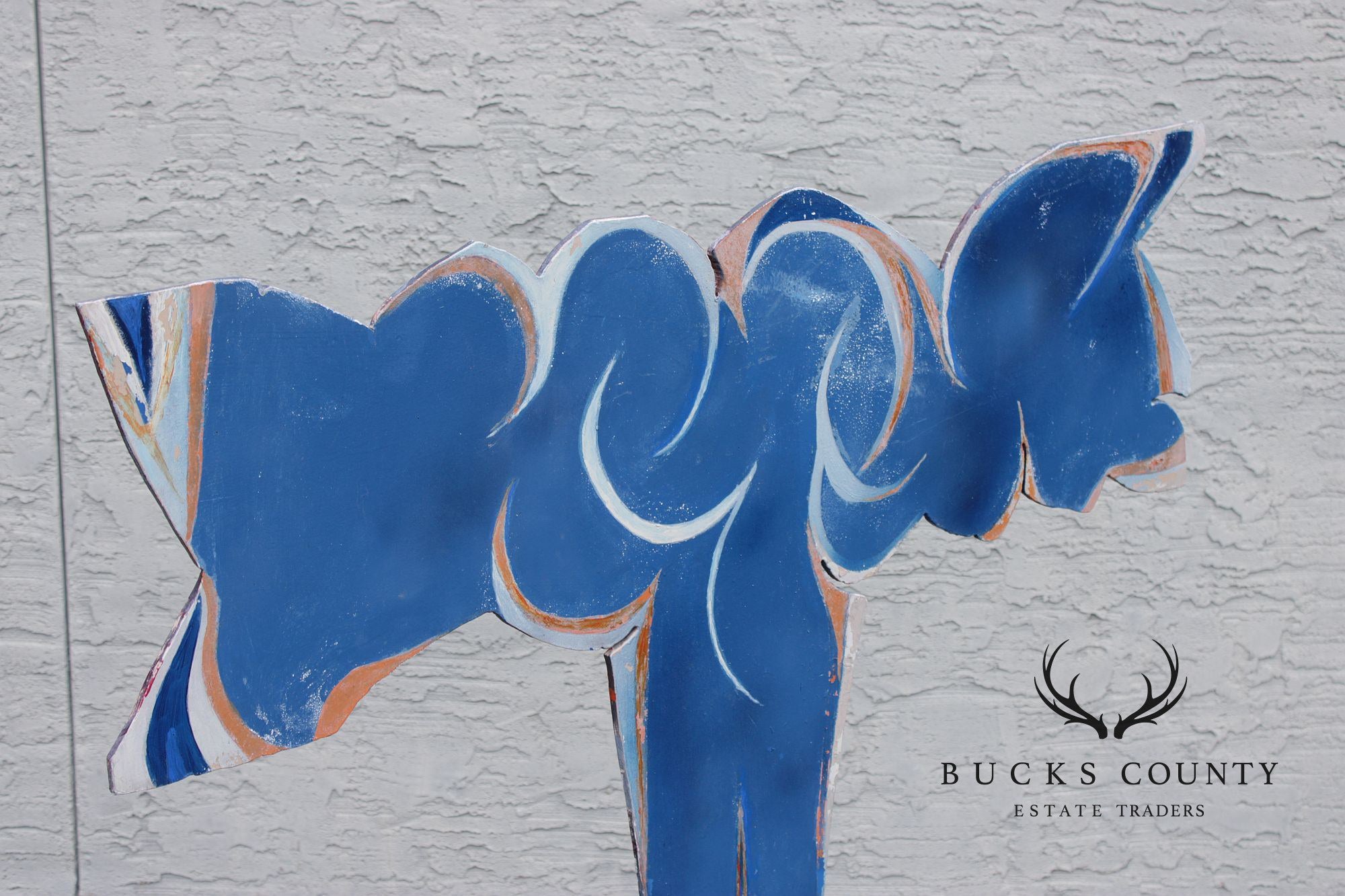 Raymond Rocklin Painted Metal Abstract Sculpture