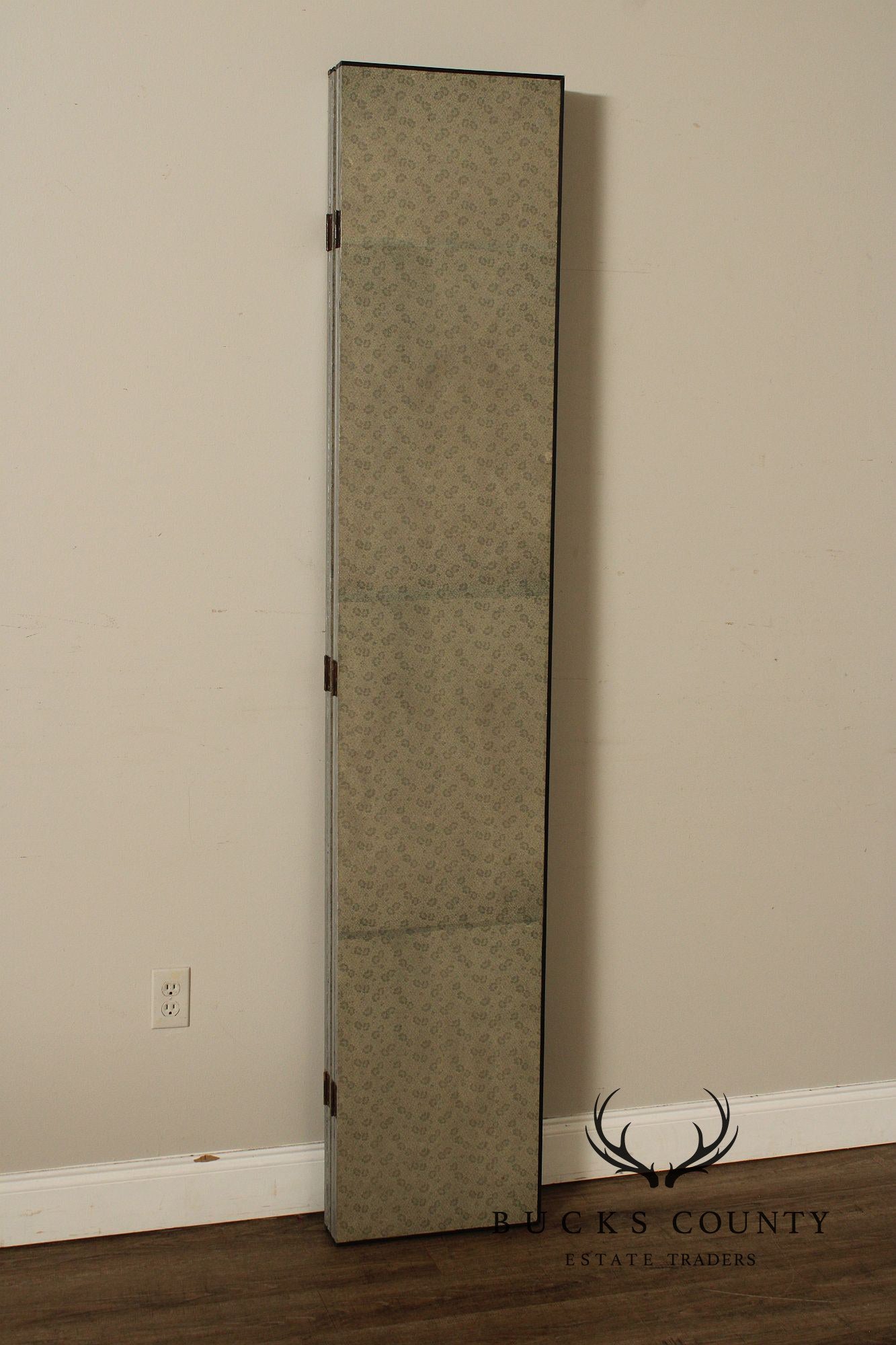 Italian Neoclassical Style Painted Four-Panel Folding Screen