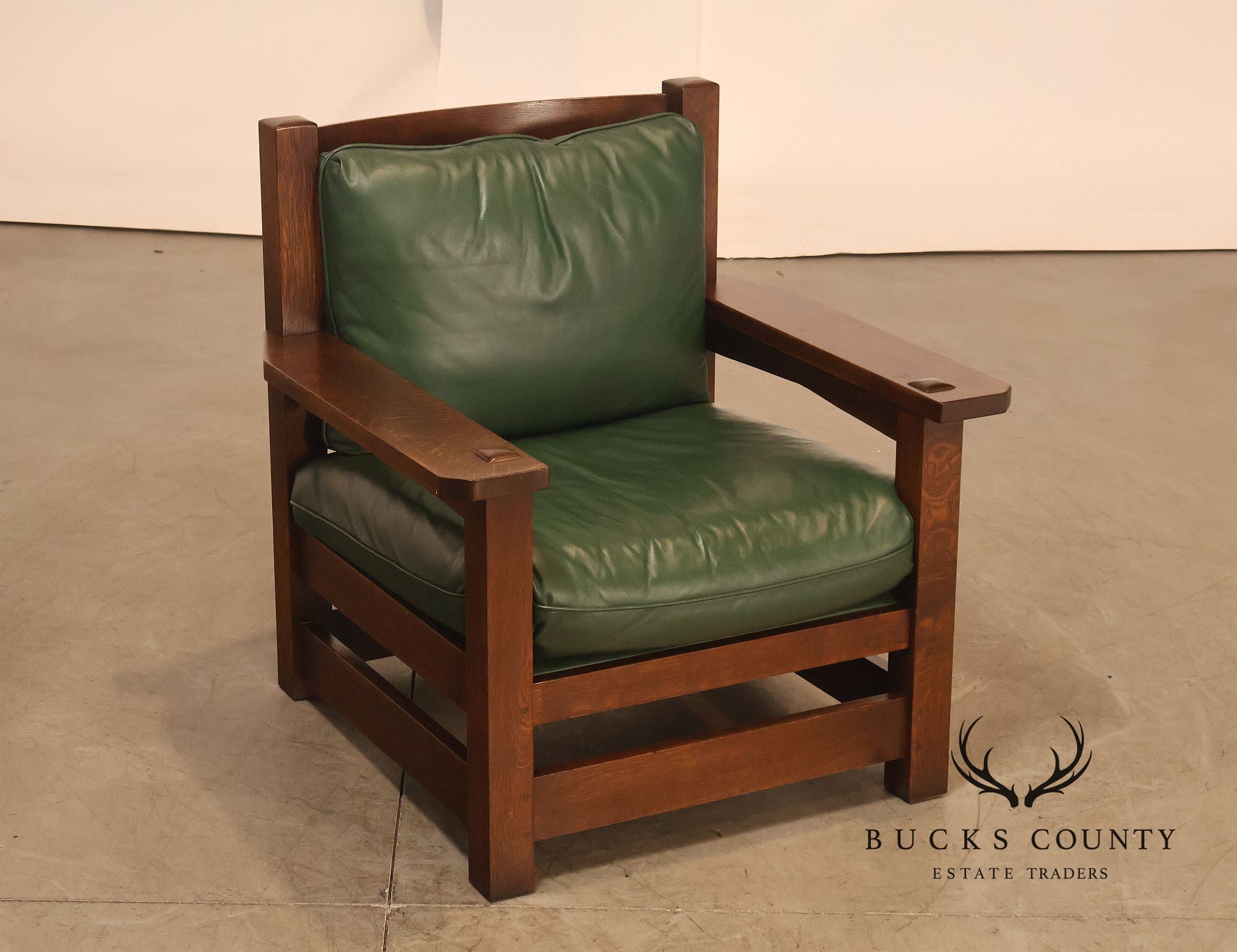 Stickley Mission Collection Oak Eastwood Lounge Chair