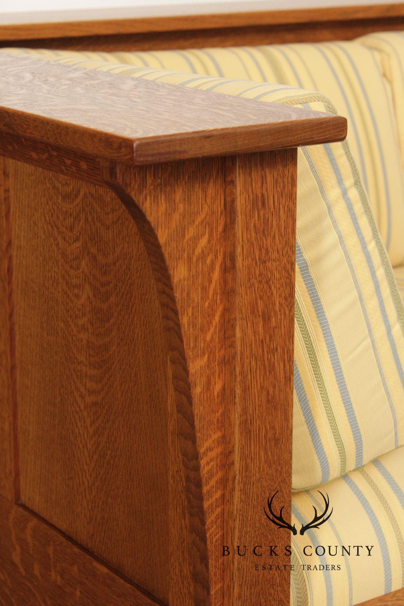 Stickley Mission Collection Oak Prairie Loveseat Sofa