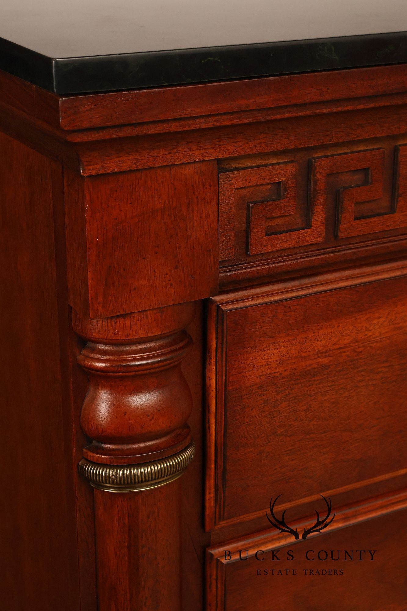 Stanley Regency Style Mahogany Triple Dresser