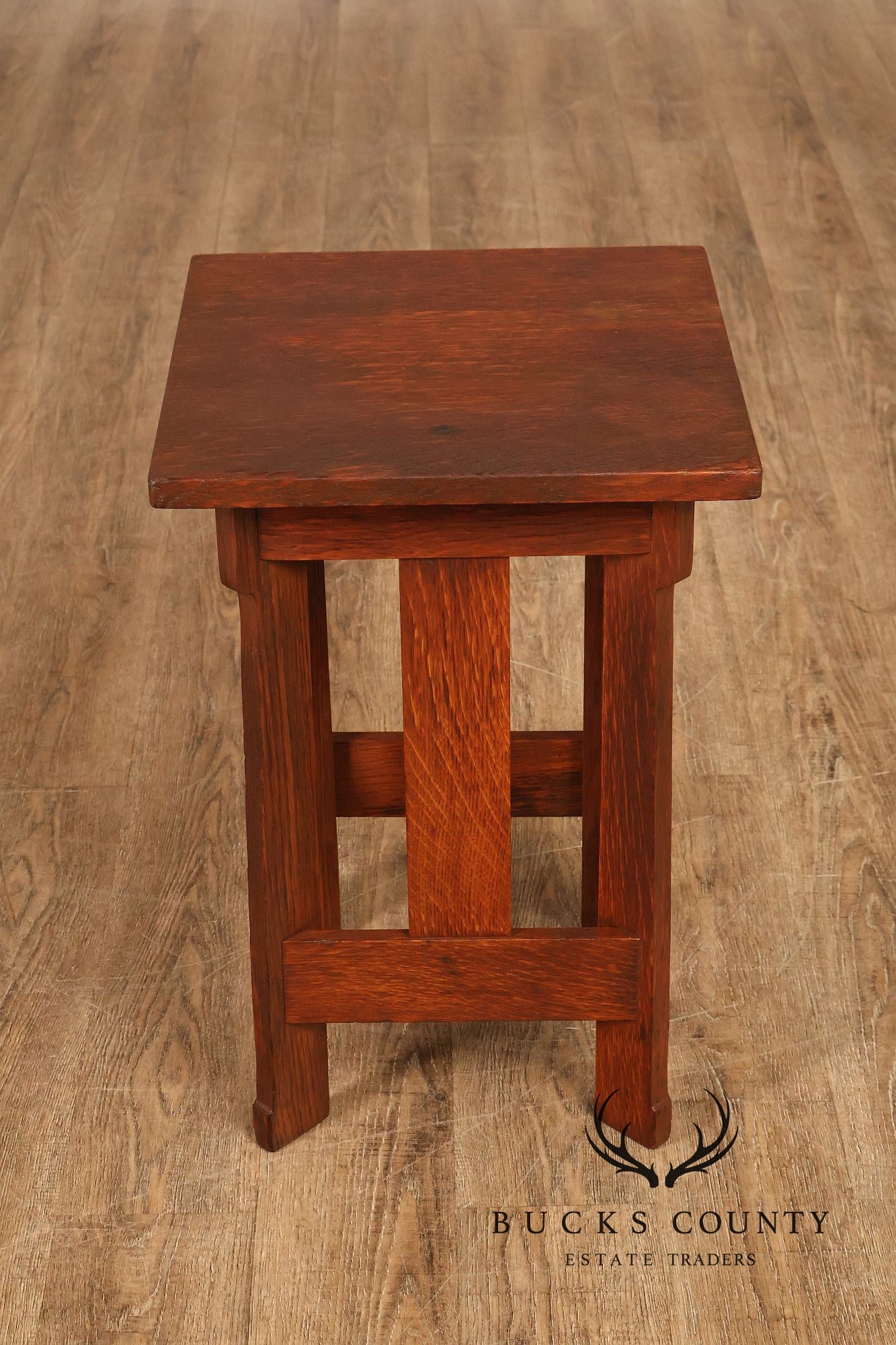 Stickley Brothers Antique Mission Oak Tabouret