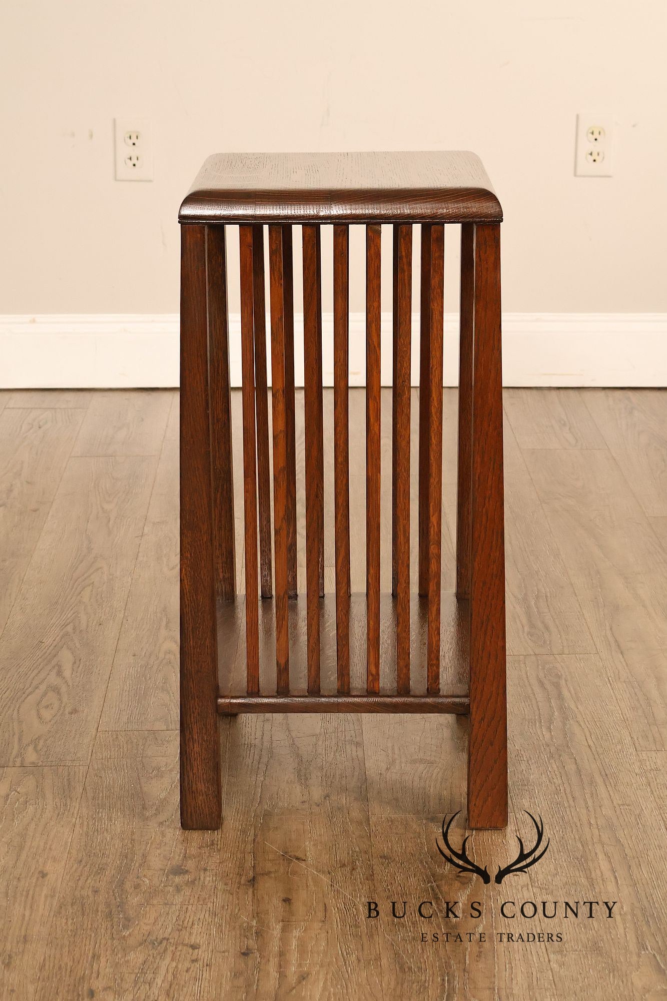 Michigan Chair Company Antique Mission Oak Spindle Side Table