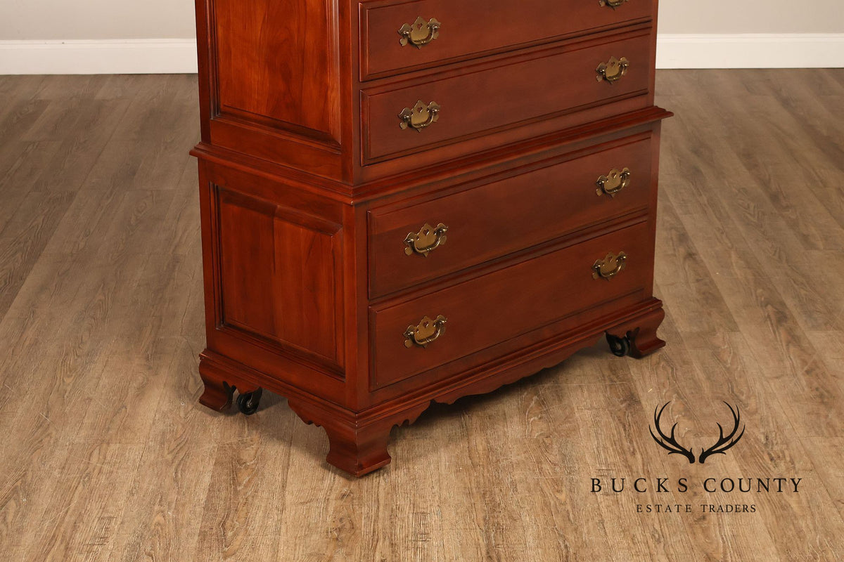 Monitor Furniture Company Vintage Solid Cherry High Chest