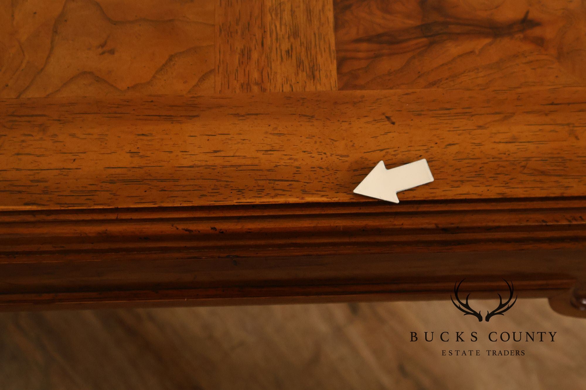 Drexel Heritage Sketchbook Collection Burl Wood Parsons Extendable Dining Table