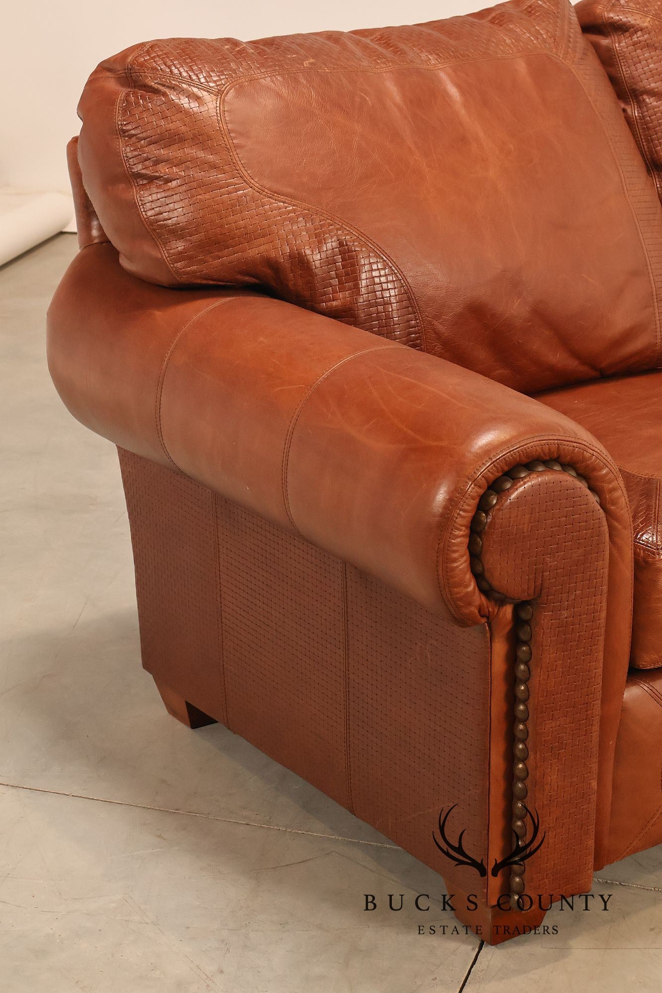 Stickley 'Santa Fe' Leather Sofa