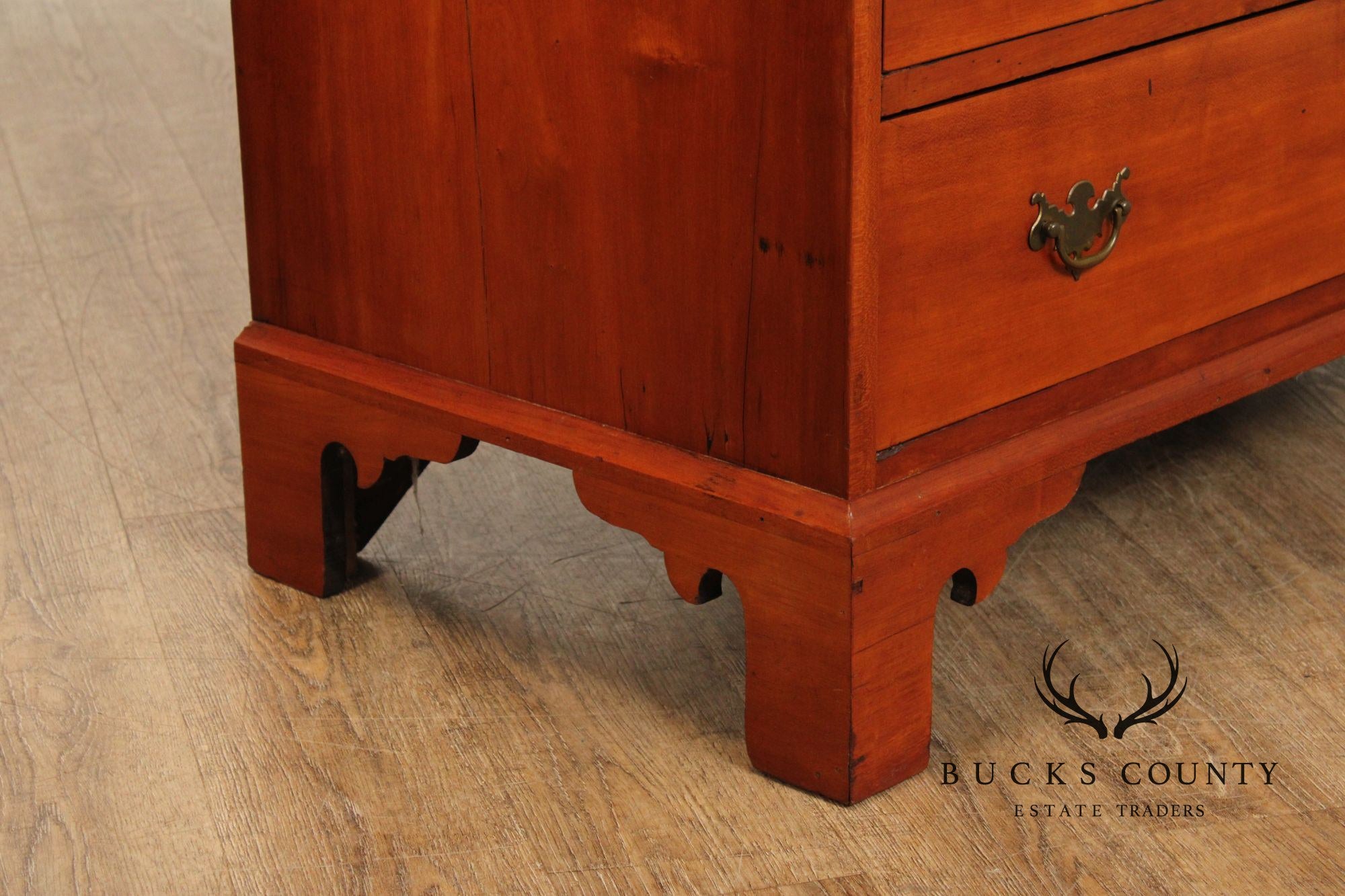 Antique American Chippendale Period Maple Chest of Drawers