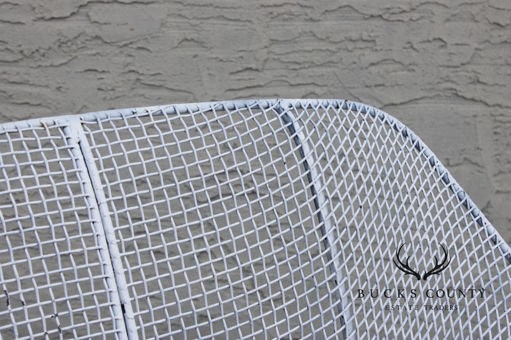 Russell Woodard Mid Century Modern 'Sculptura' Wrought Iron Settee