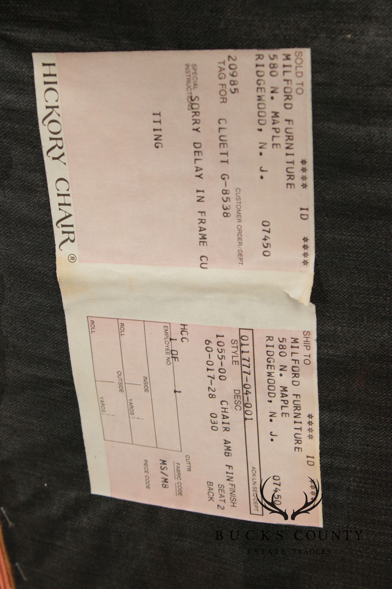 Hickory Chair Mahogany Martha Washington Chair