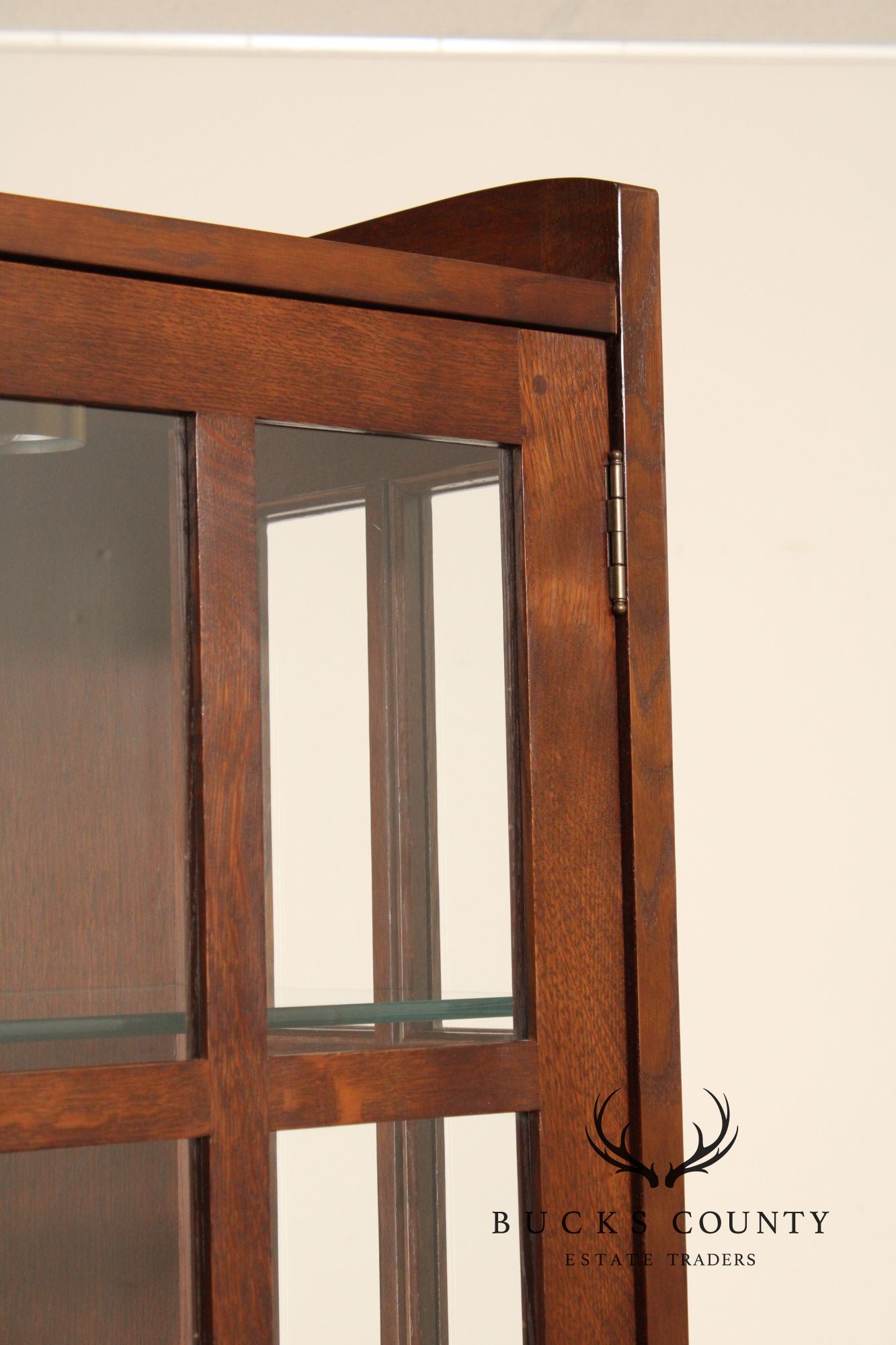 Stickley Mission Collection Oak Display Cabinet