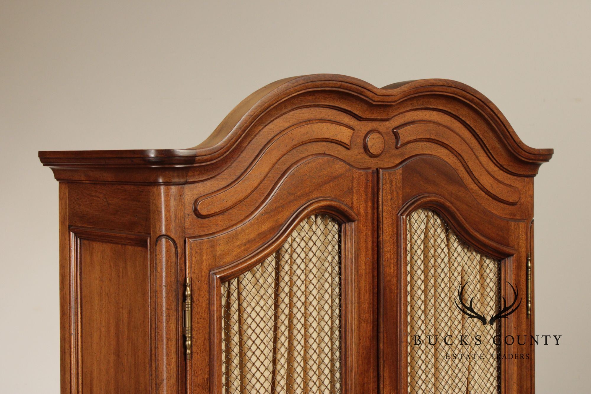 John Stuart French Louis XVI Style Pair of Vintage Armoires