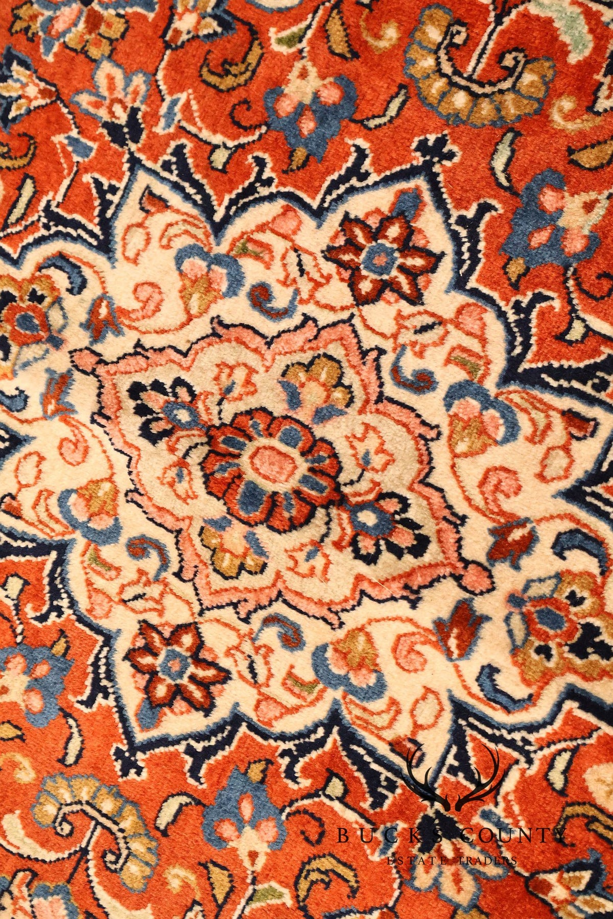 Persian Handwoven Wool Palace Size Floral Area Rug Approximately 10' X 18'