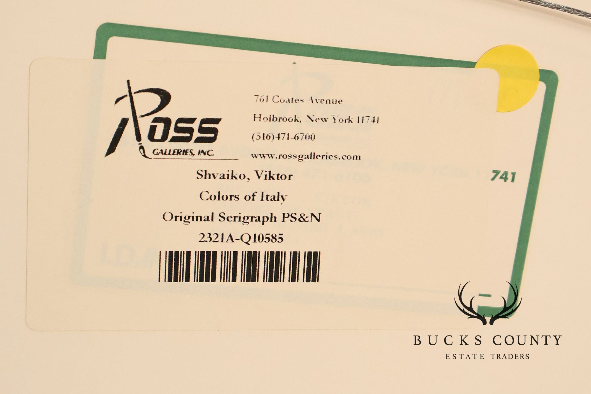 Viktor Shvaiko Limited Edition Print, 'Colors of Italy'