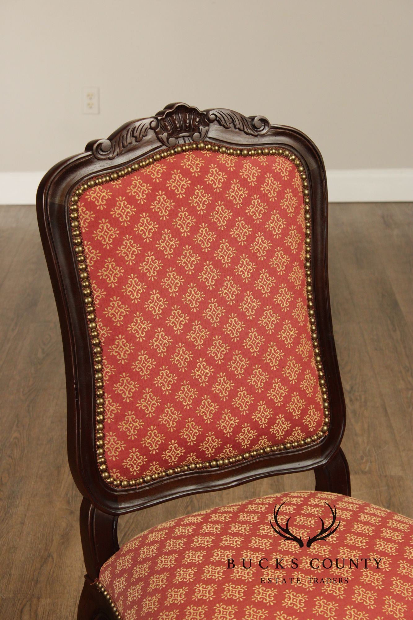 Andre Originals French Louis XV Style Set Of Eight Dining Chairs