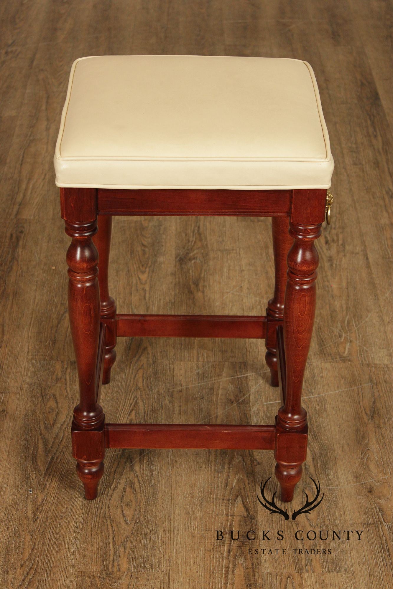 Pulaski Furniture Brass Top Lion Head Bar With Two Stools