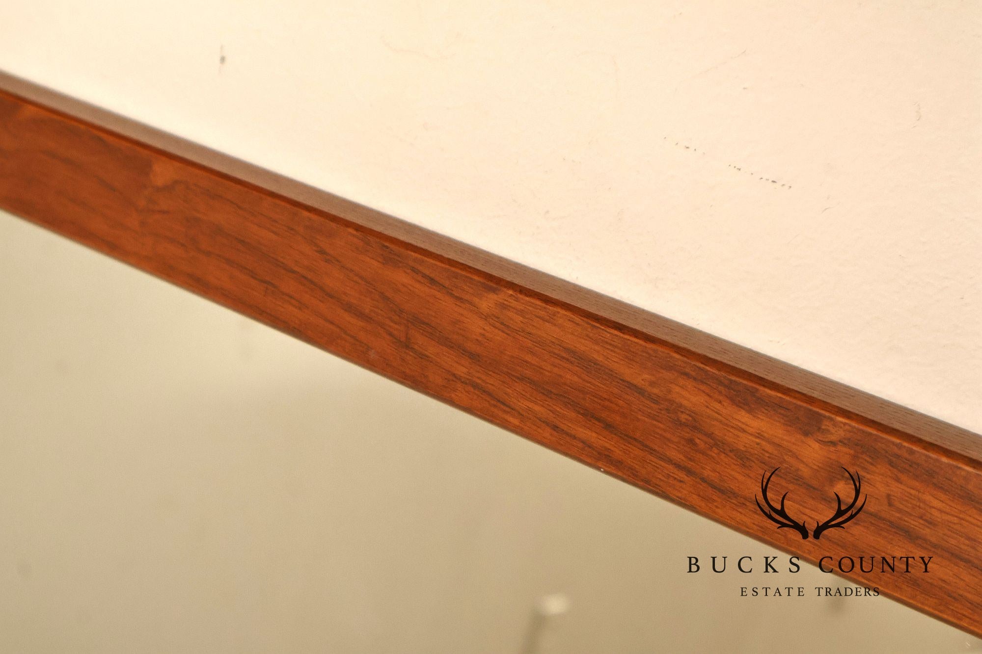 Carolina Mirror Co. Mid Century Modern Walnut Frame Mirror