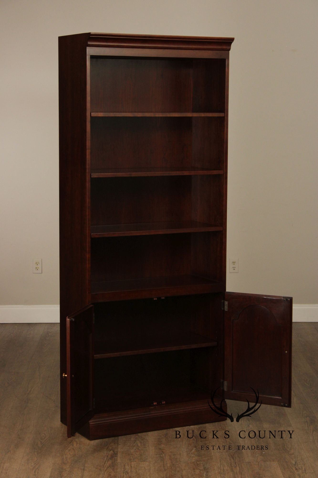 Stickley Traditional Tall Open Bookcase