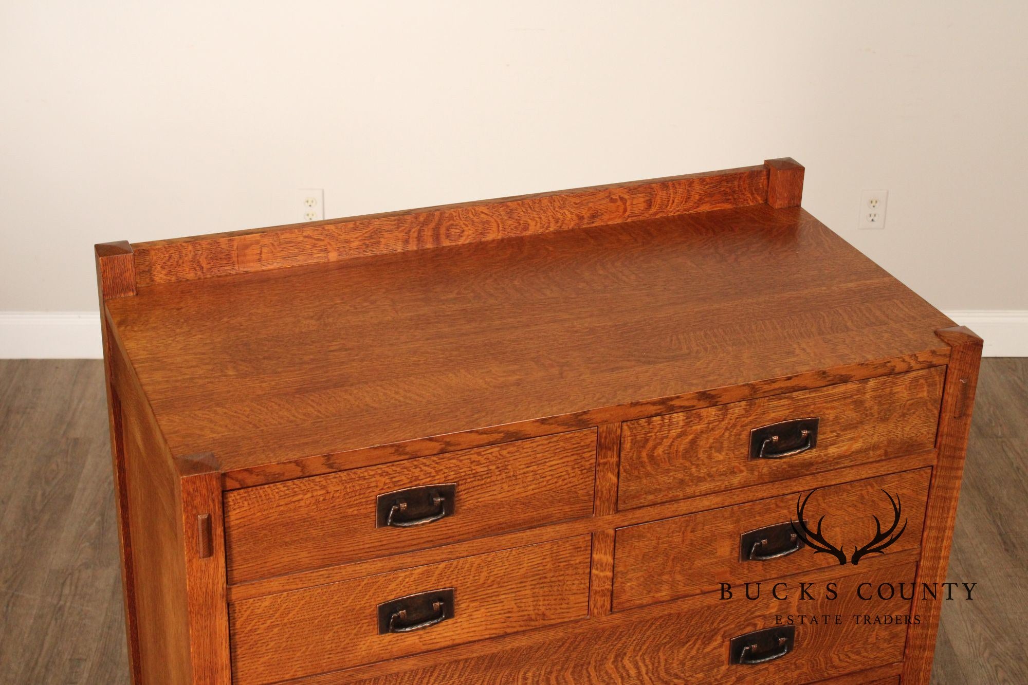 Stickley Mission Collection Oak High Chest