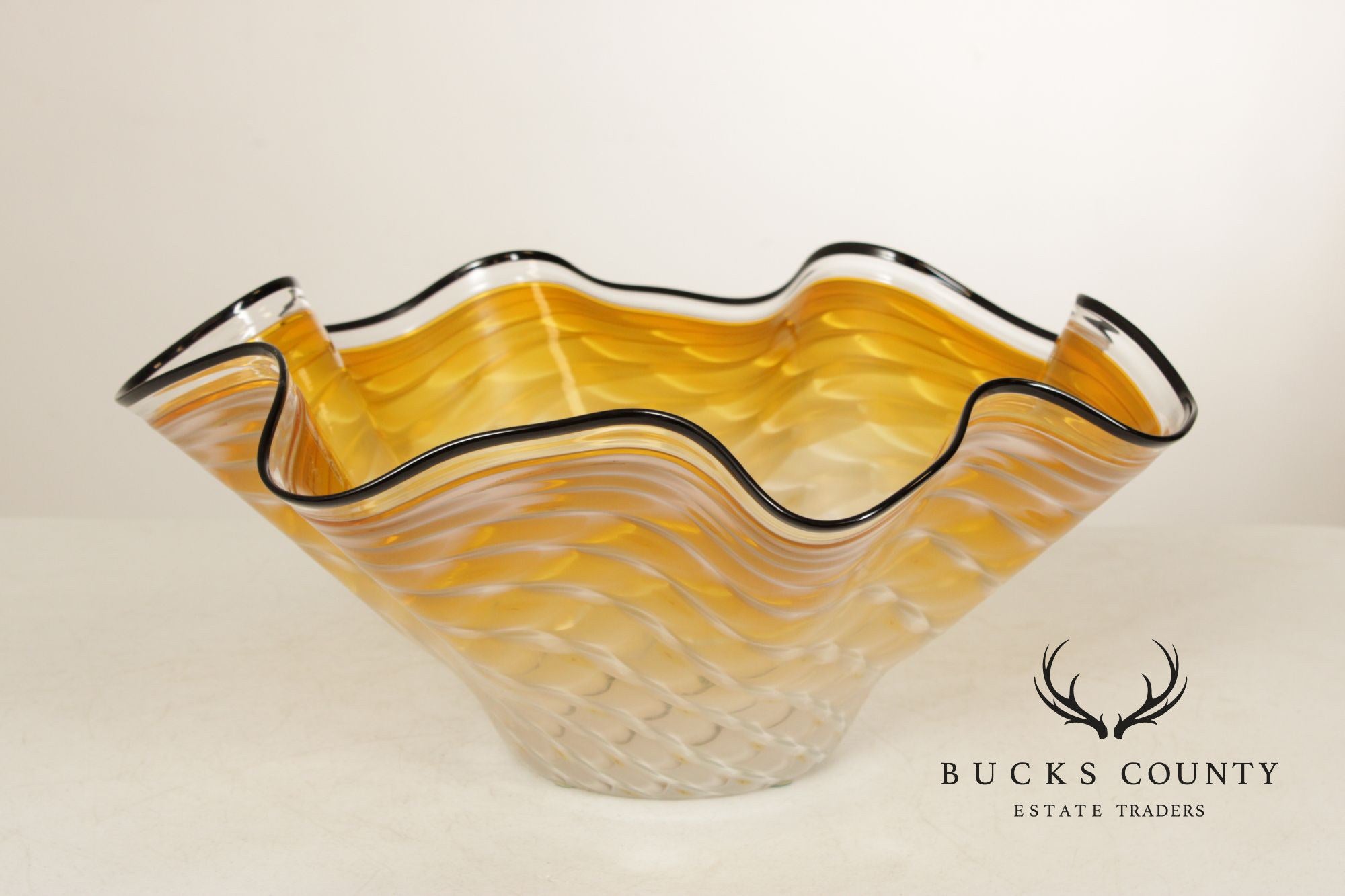 La Chaussee Contemporary Art Glass Bowl