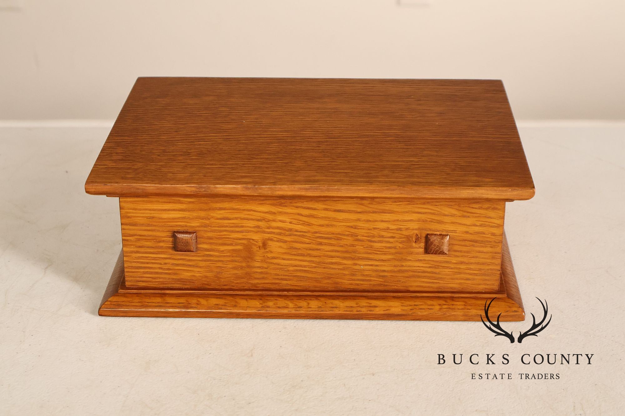 Stickley Mission Collection Oak Desk Box