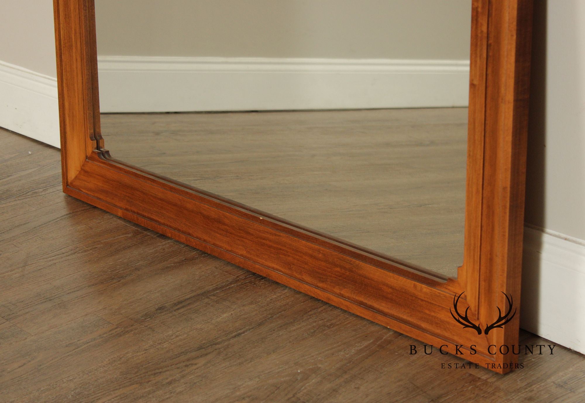 Beals Furniture Colonial Revival Maple Dresser Mirror