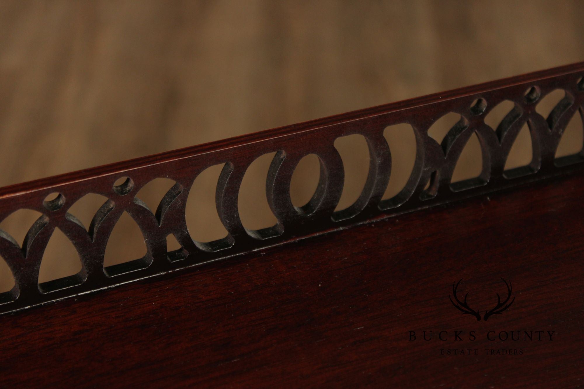 Wellington Hall Chinese Chippendale Style Mahogany Console table